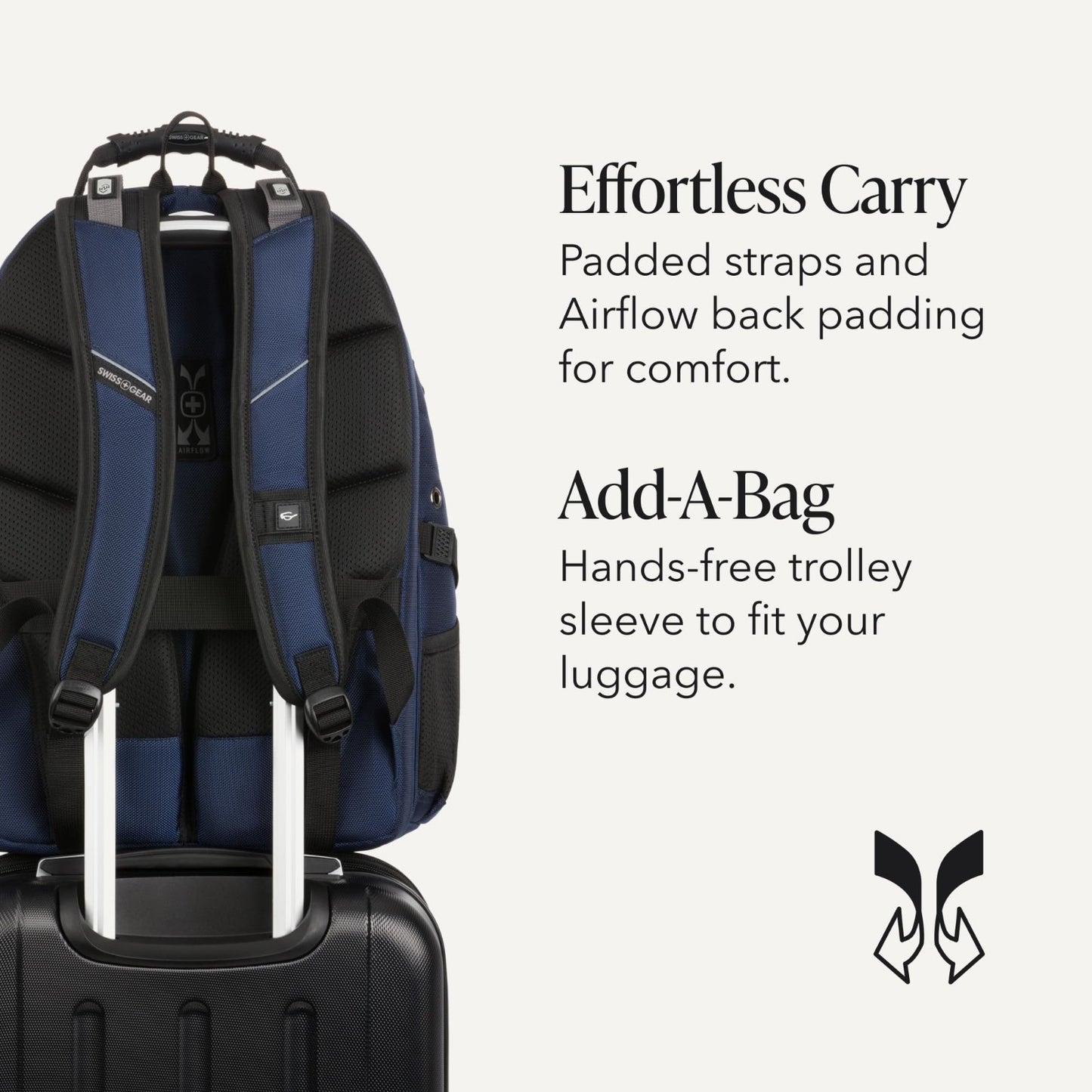 TSA Friendly 17 Inch Laptop Backpack, RFID Protection, Lay Flat Design, Black, 35