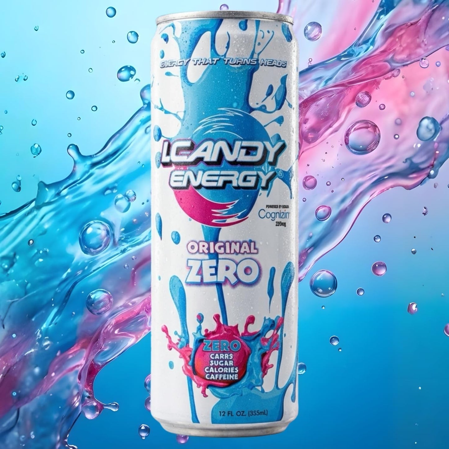Caffeine-Free Sugar-Free Energy Drink 24 Pack, Zero Calorie, Mental Focus, 250mg6