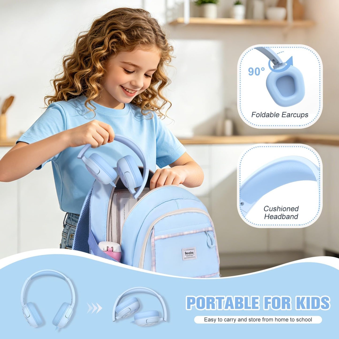 Cute Bow Backpack for Girls, School Bag Set with Lunch Bag & Pen Case, Stylish4