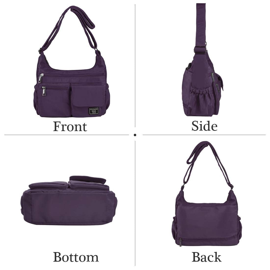 Lightweight Waterproof Crossbody Bag for Women | RFID Travel Shoulder Purse4