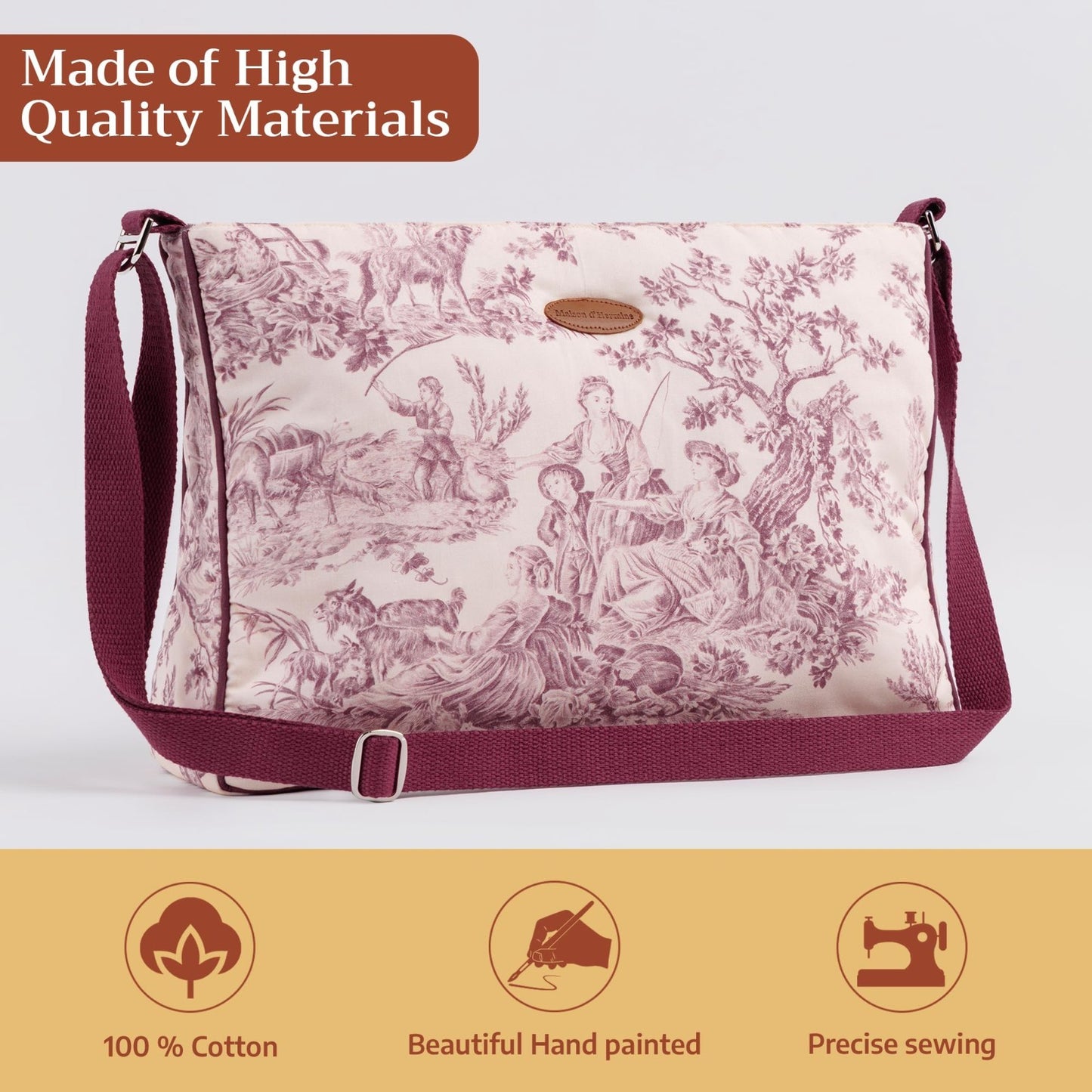 Stylish Cotton Shoulder Bags for Women   Versatile Handbags for Everyday Use3