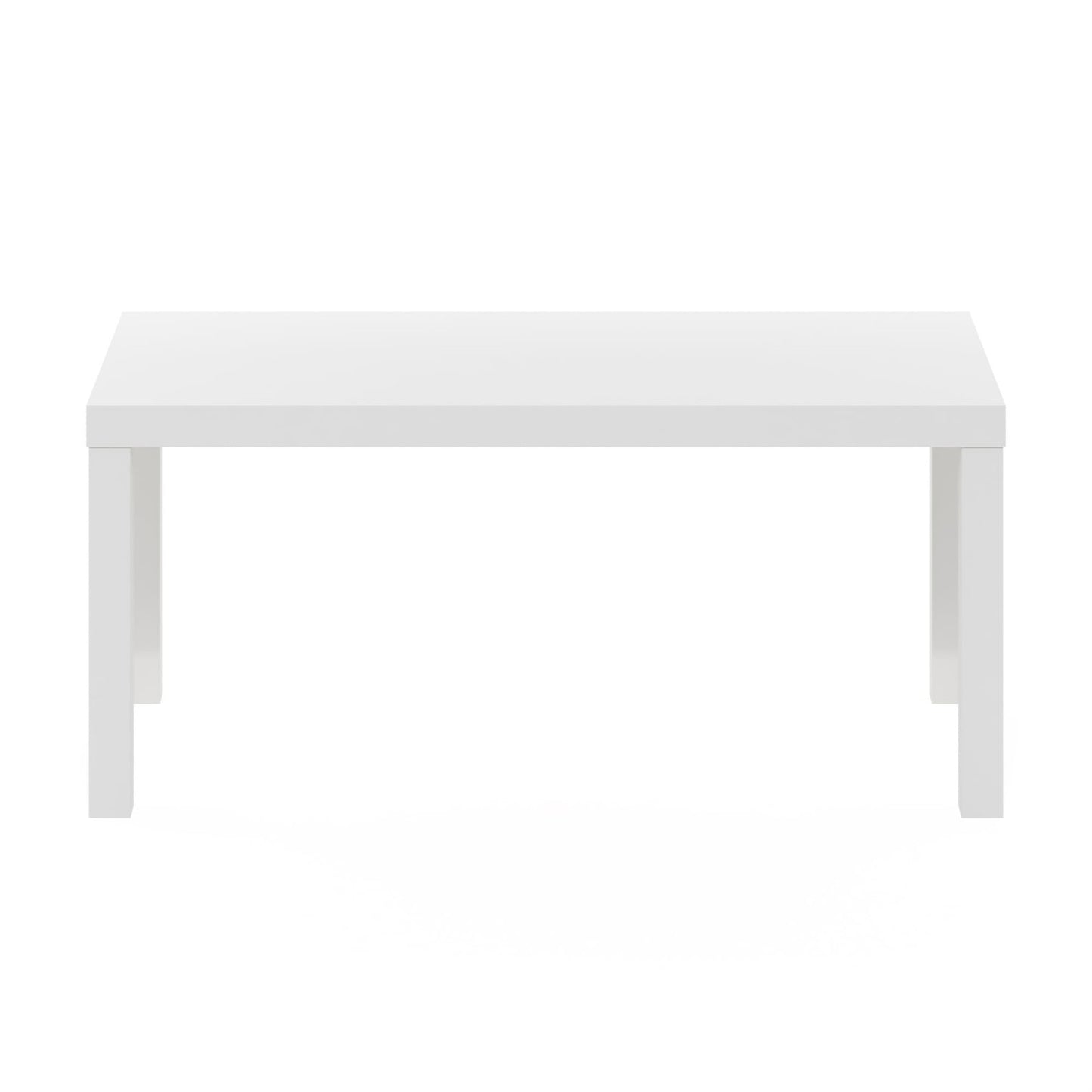 Modern Rectangle Coffee Table - 1.8" Thick Top, Stylish Side Table for Living Ro5