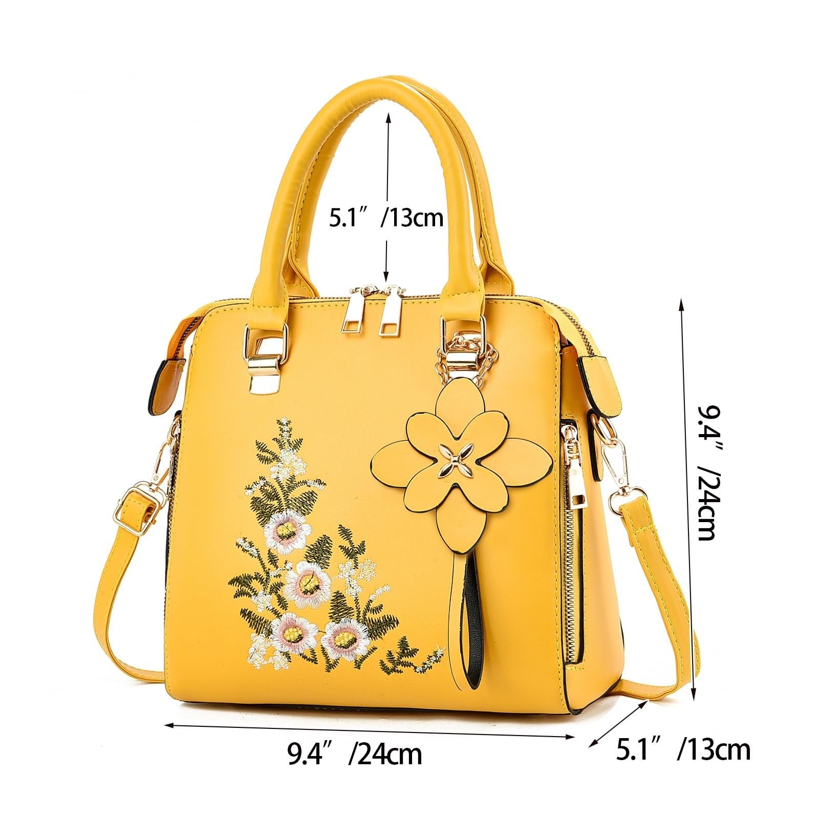 Vintage Embroidered Crossbody Purses for Women, Stylish Satchel Handbags3