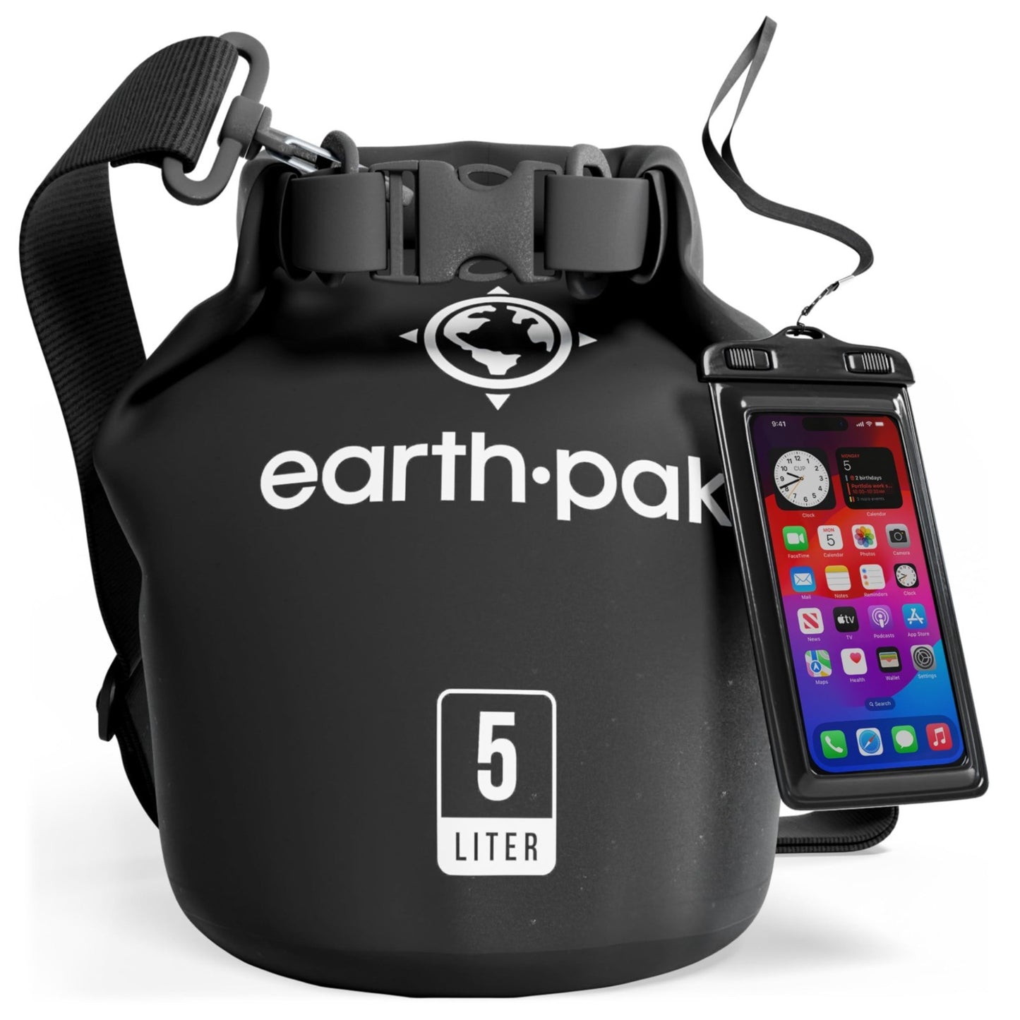 Waterproof Dry Bag Backpack   Roll Top Sack for Kayaking & Outdoor Gear + Phone1