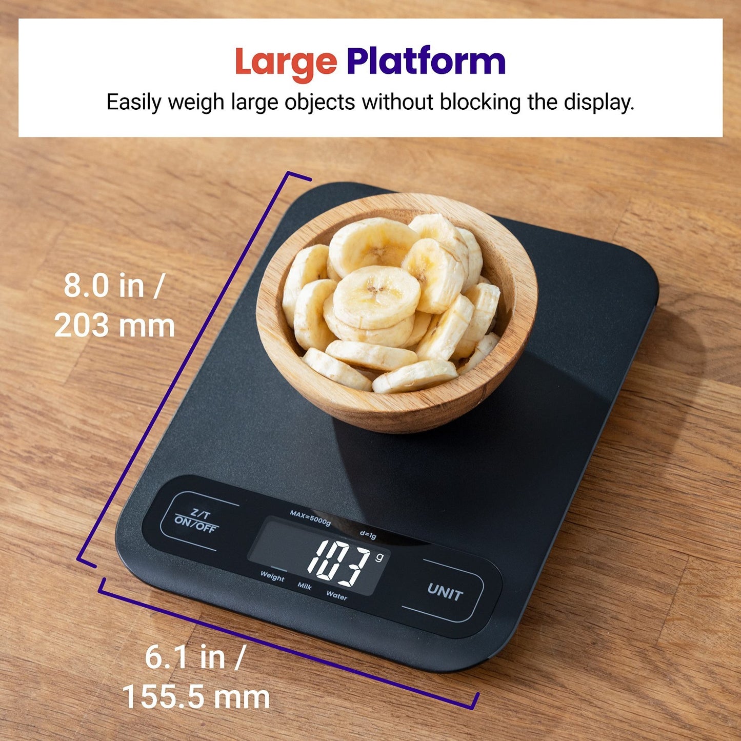 Digital Kitchen Scale   Grams & Ounces, Tare Function, Ideal for Baking, Meal Pr4
