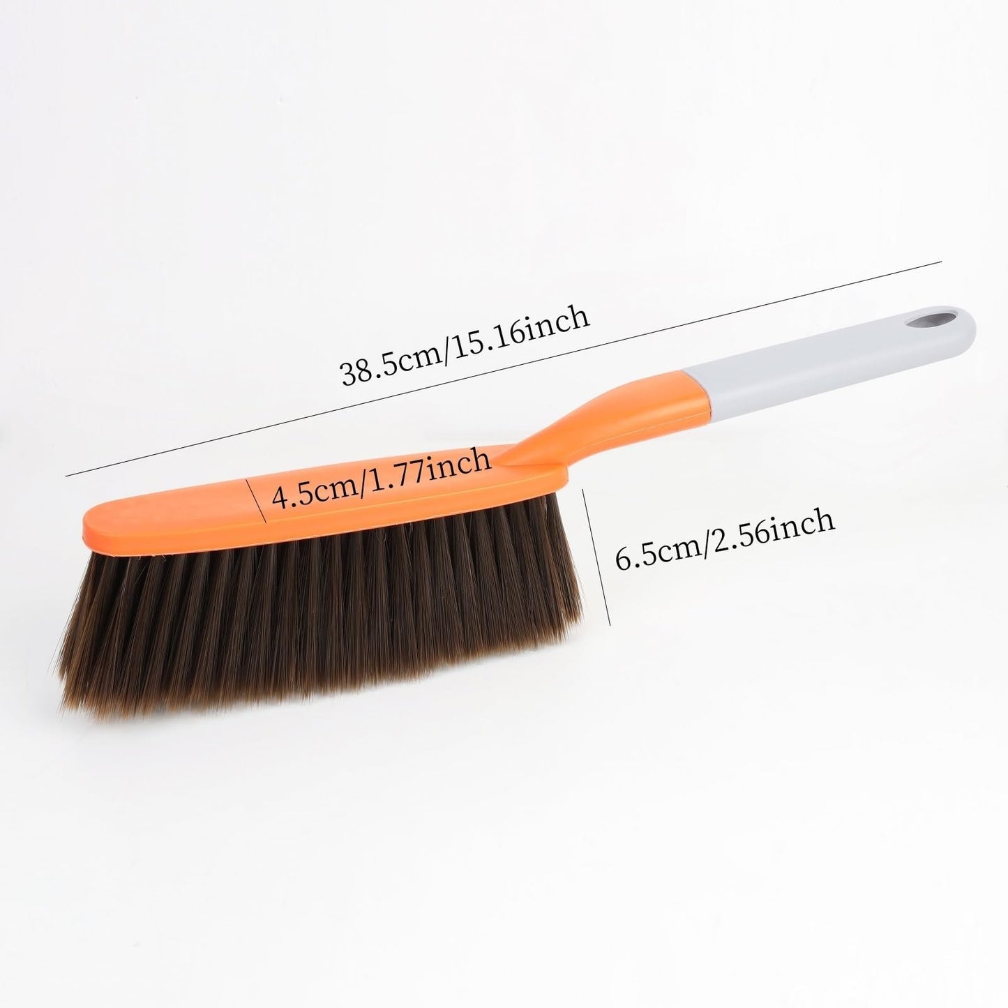 15" Soft Bristle Hand Broom Brush Set - 3 Pack for Hair, Dust & Debris Cleanup2