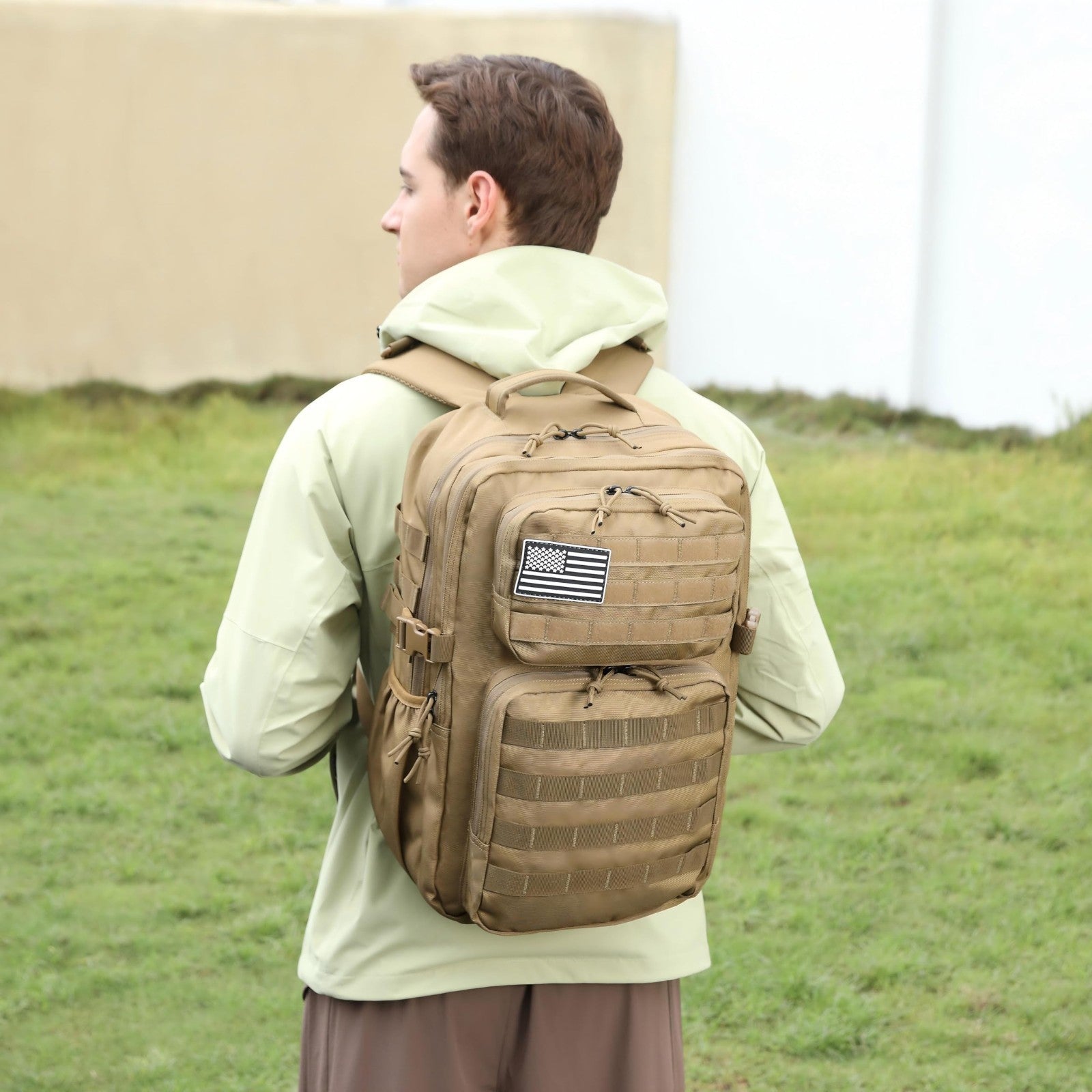 Waterproof Military Tactical Backpack   3 Day Assault Pack, Molle Daypack with W1