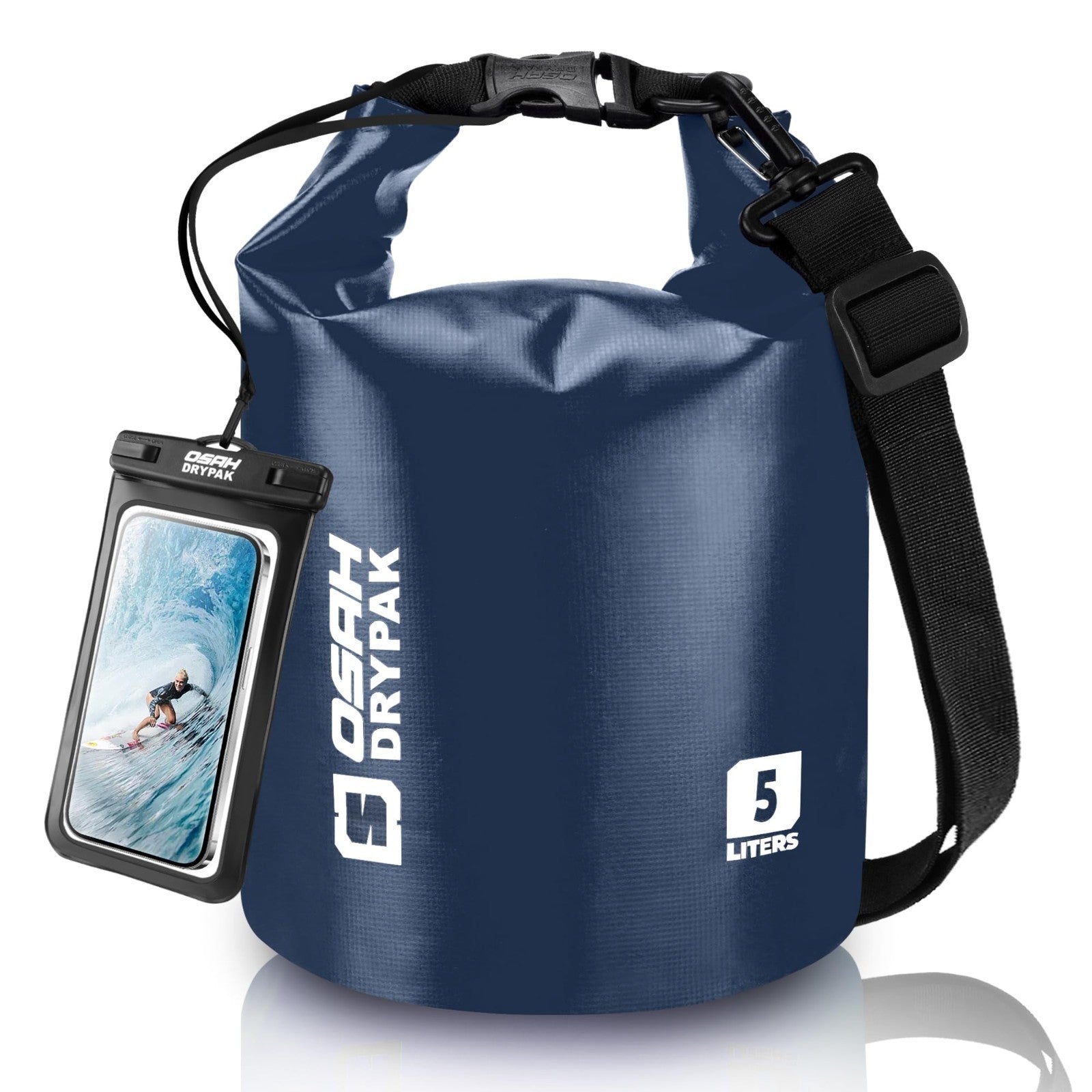 Waterproof Dry Bag 5L/10L/20L/30L/40L - Lightweight Roll Top Backpack for Travel1