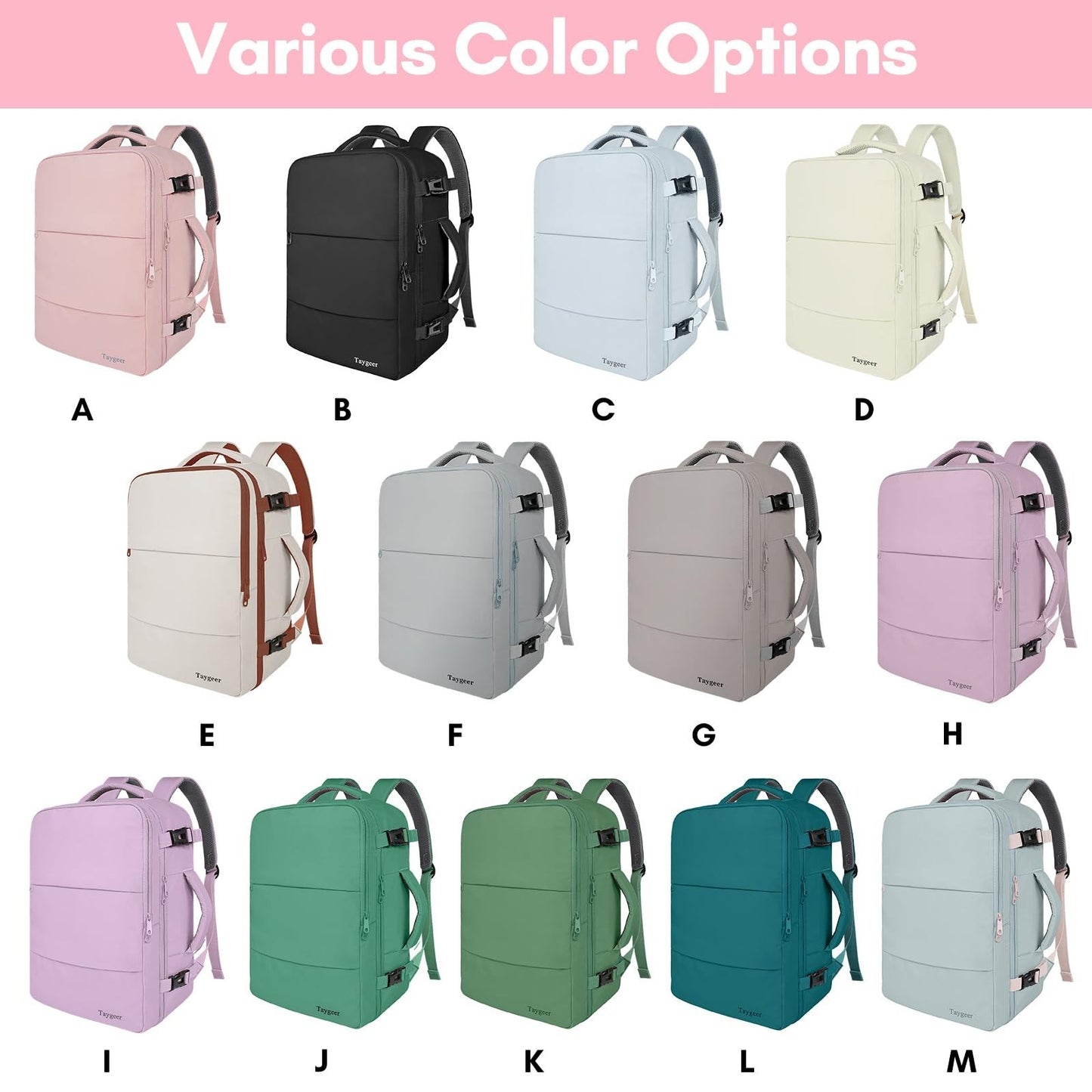 Travel Backpack for Women   TSA Approved Carry On, 15.6" Laptop Bag, Water Bottl2