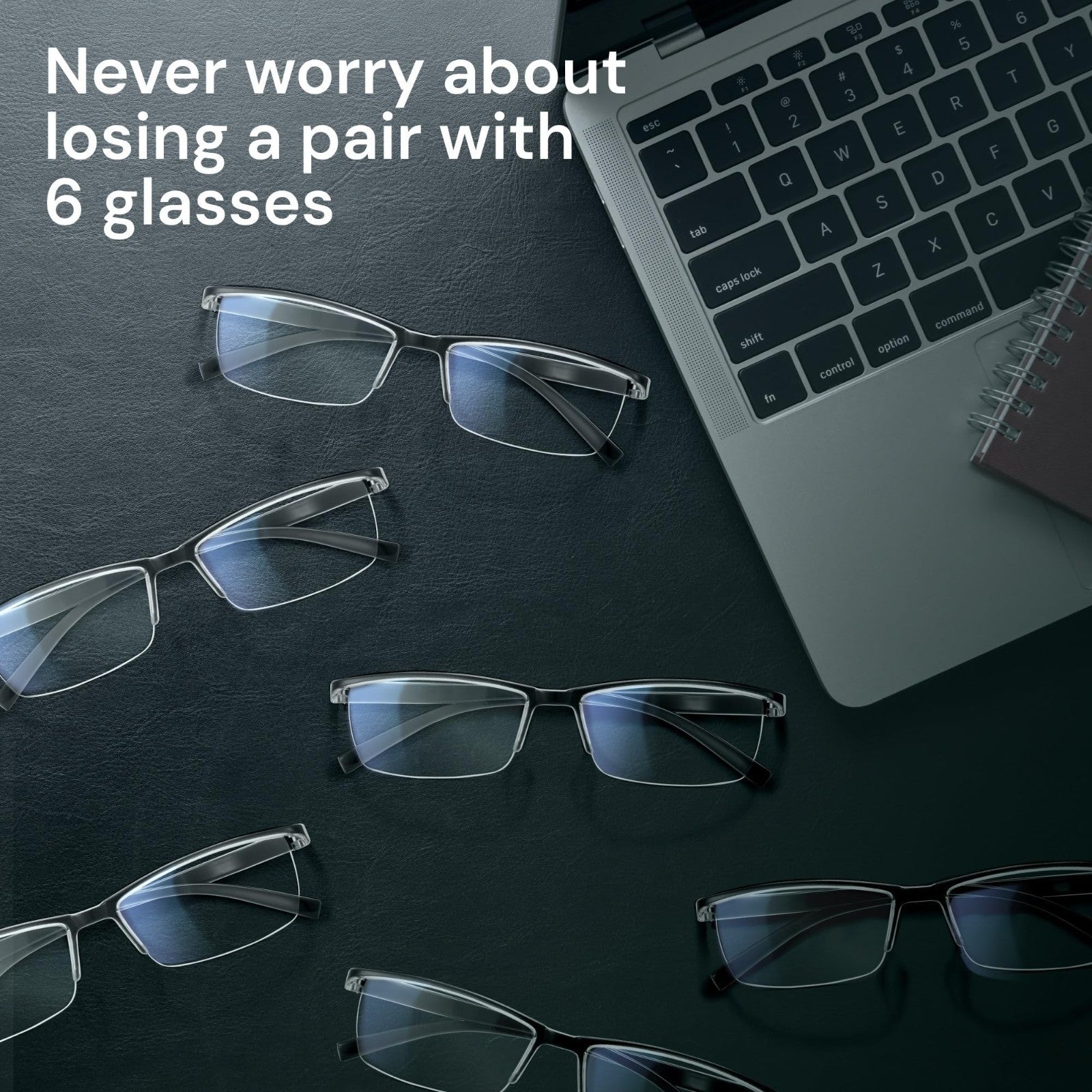 Durable Blue Light Filtering Reading Glasses for Men - Comfortable TR90 Frames7