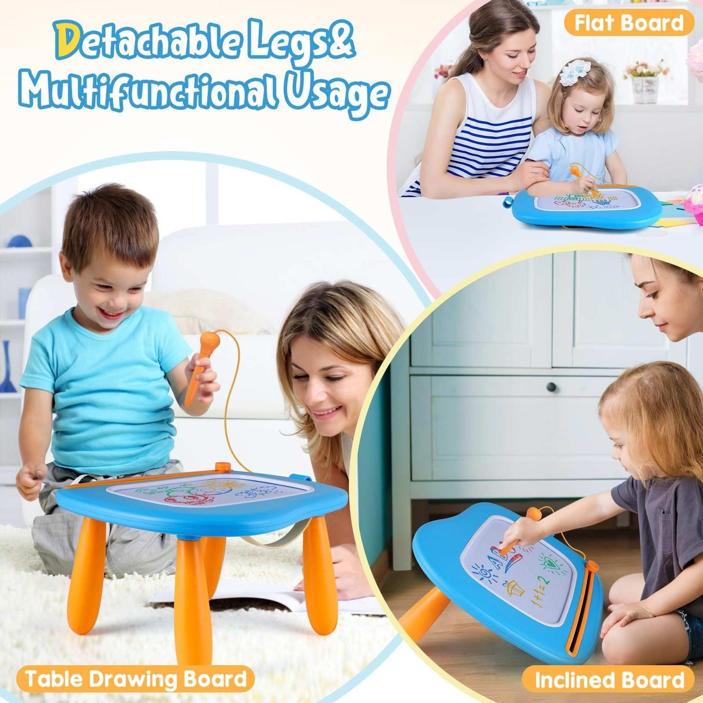 Magnetic Drawing Board for Kids - Educational Toy for Toddlers Age 1-3 - Birthda5