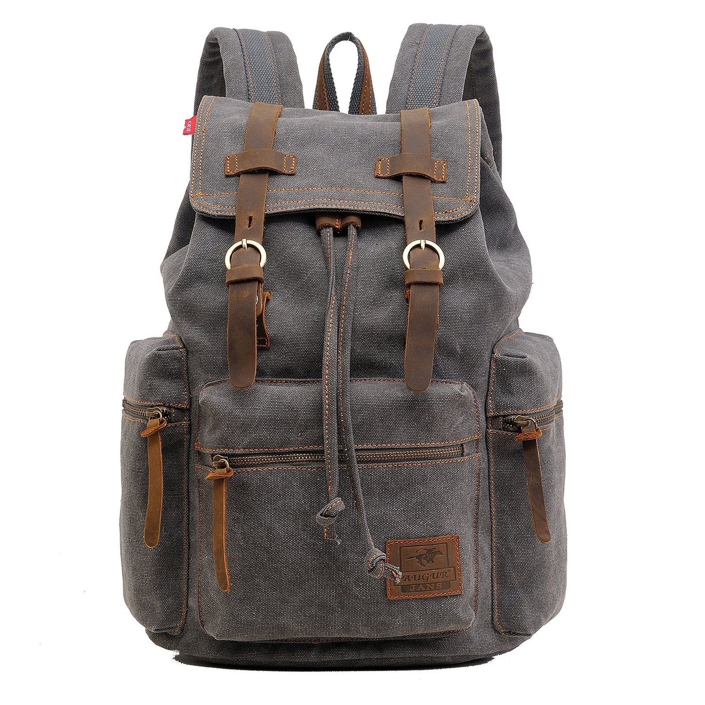 High Capacity Canvas Vintage Backpack for Camping, Hiking, Travel, 12 15" Laptop0