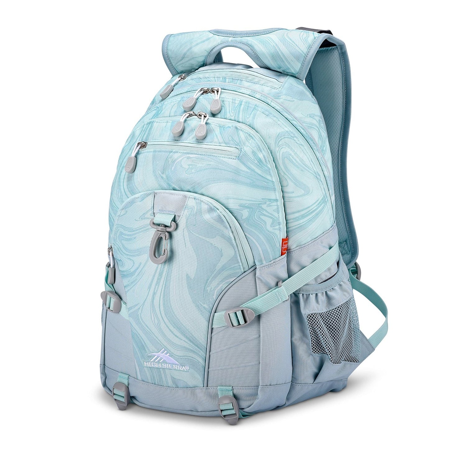 Versatile Travel & Work Backpack with Tablet Sleeve   Marble Design, One Size1