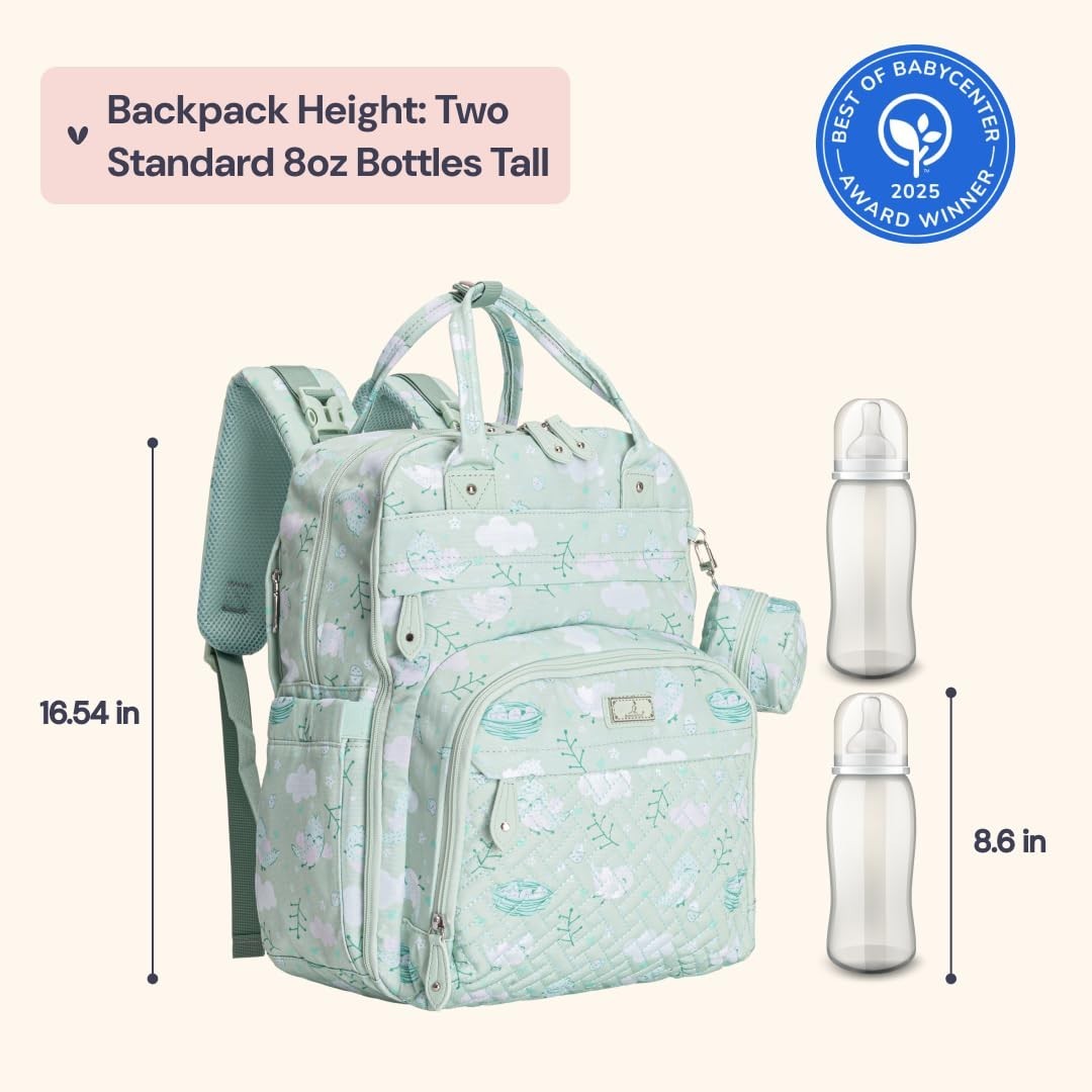 Multi Function Water Resistant Diaper Bag Backpack   Baby Travel Tote with Chang2