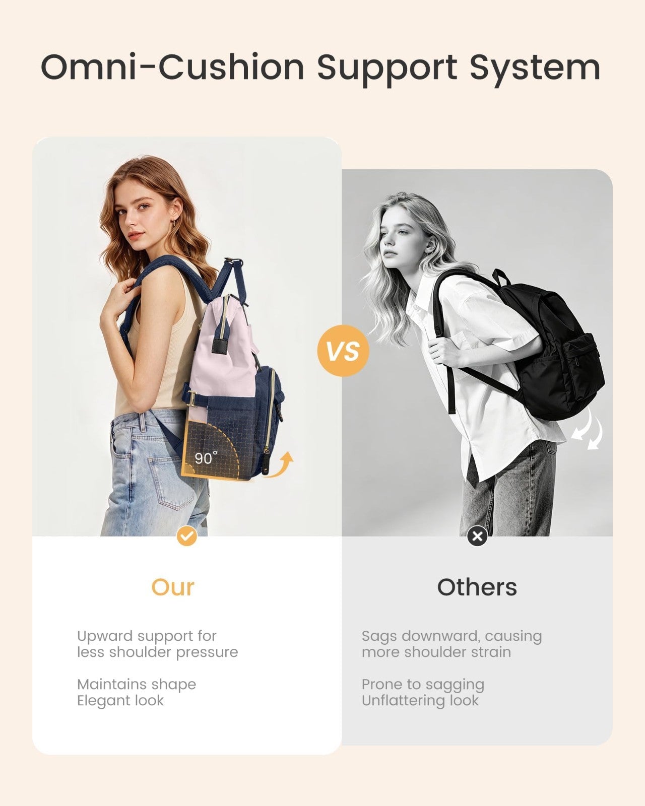 Stylish Quilted Laptop Backpack for Women   Perfect Work, Teacher & Nurse Bag5