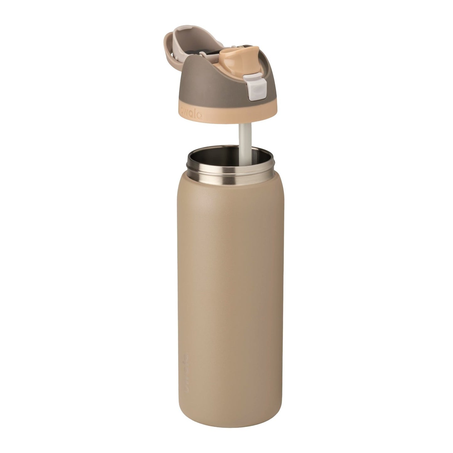 32oz Stainless Steel Water Bottle with FreeSip   Grey/Brown Eco Friendly Design3