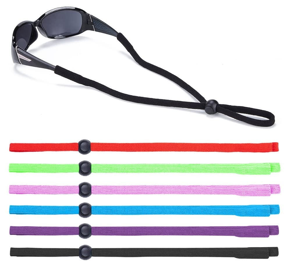 6-Pack Eyeglass Straps - Universal Lanyard Retainer Cord for Reading, Sports & S1
