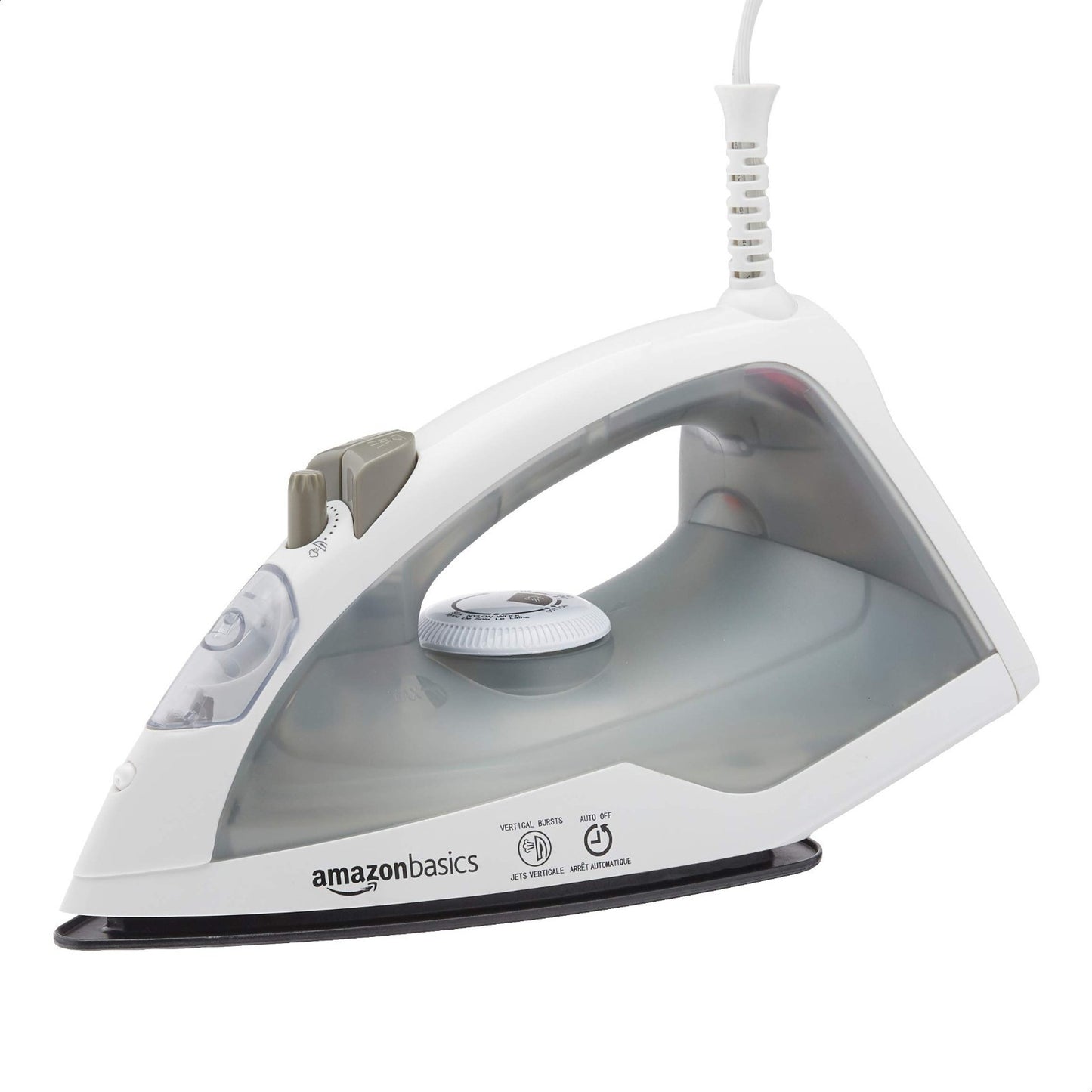 1200W 10” Steam Iron with Non-Stick Soleplate, Auto Shut-Off, Anti-Drip, 6.5Ft C1