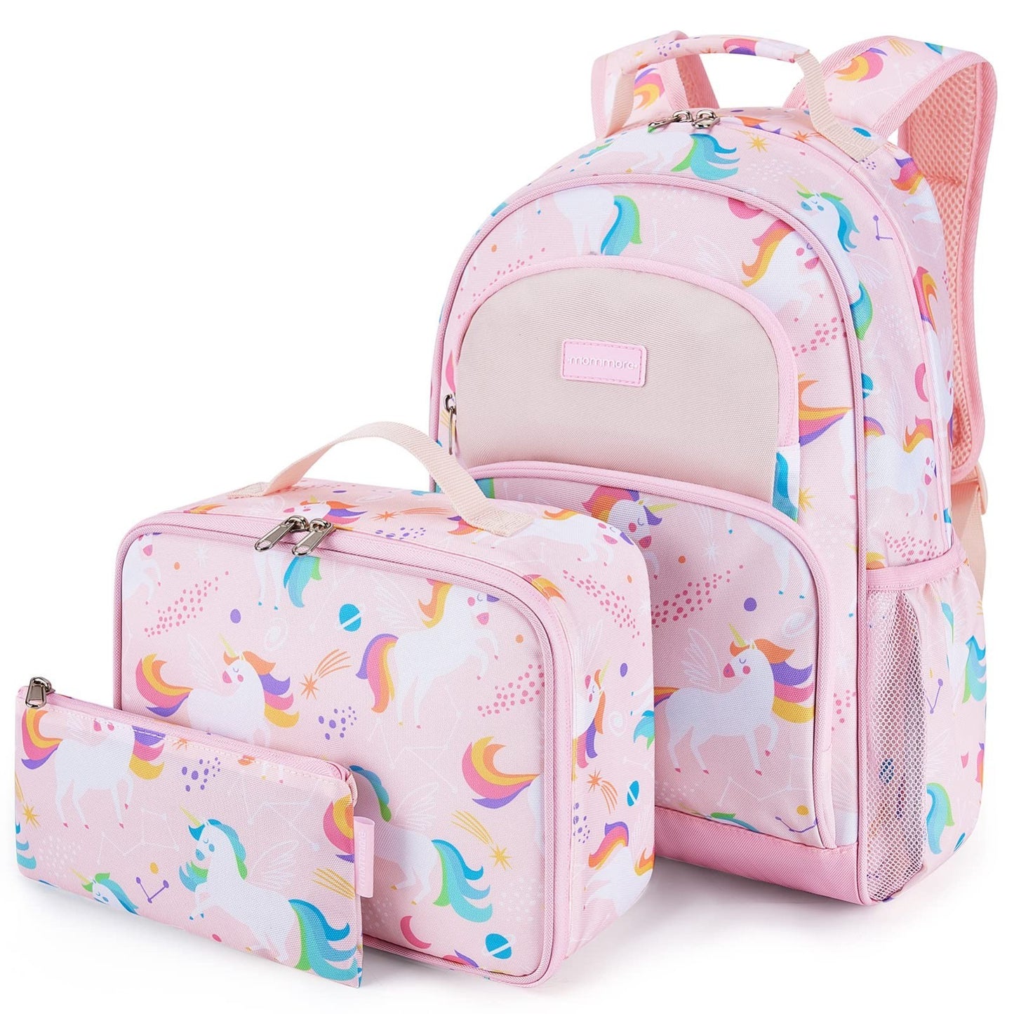 Kids Backpack Set for Kindergarten & Preschool, 3 PCS with Lunch Box & Pencil Ca1