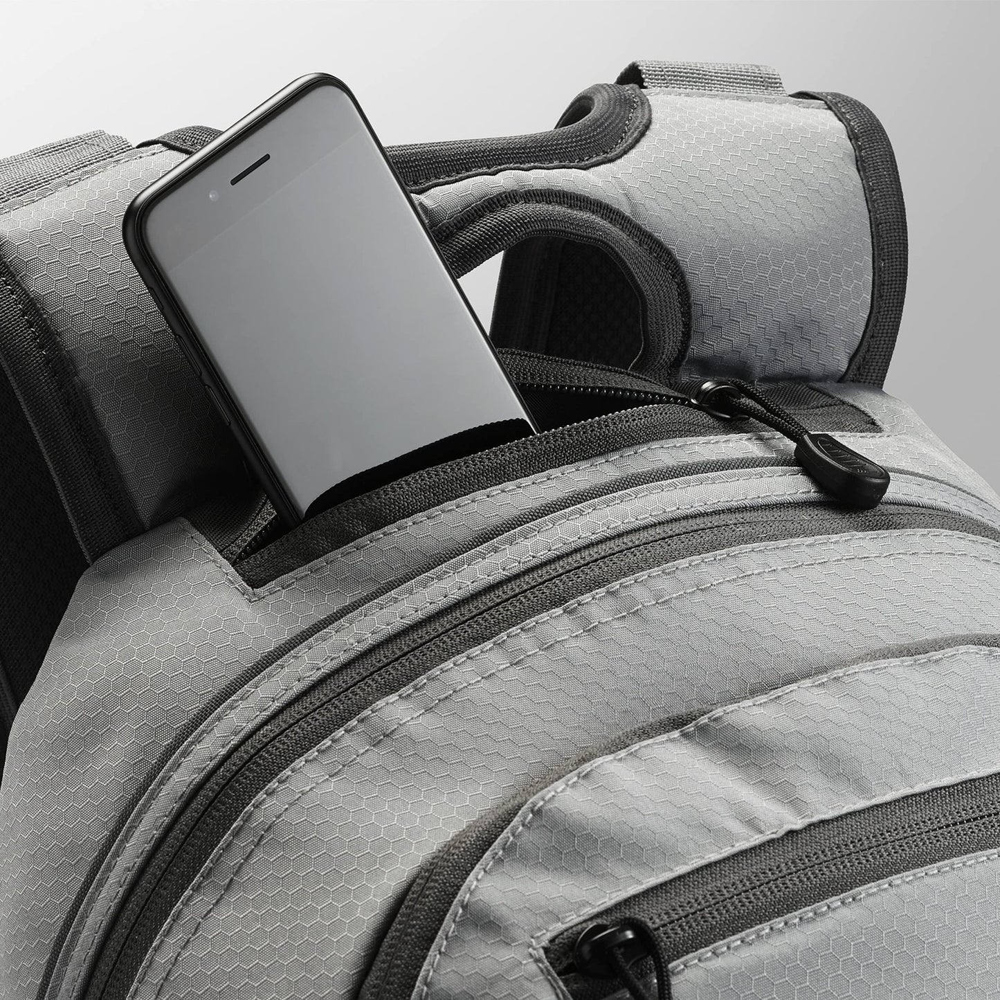 Versatile Travel & Work Backpack with Tablet Sleeve   Steel Grey/Mercury/Neon Gr3