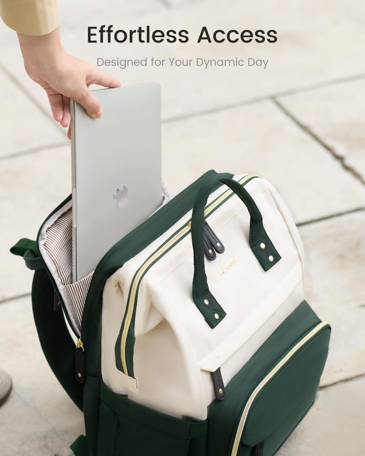 Spacious Waterproof Laptop Backpack for Women, 18" Business & School Bag, Travel3