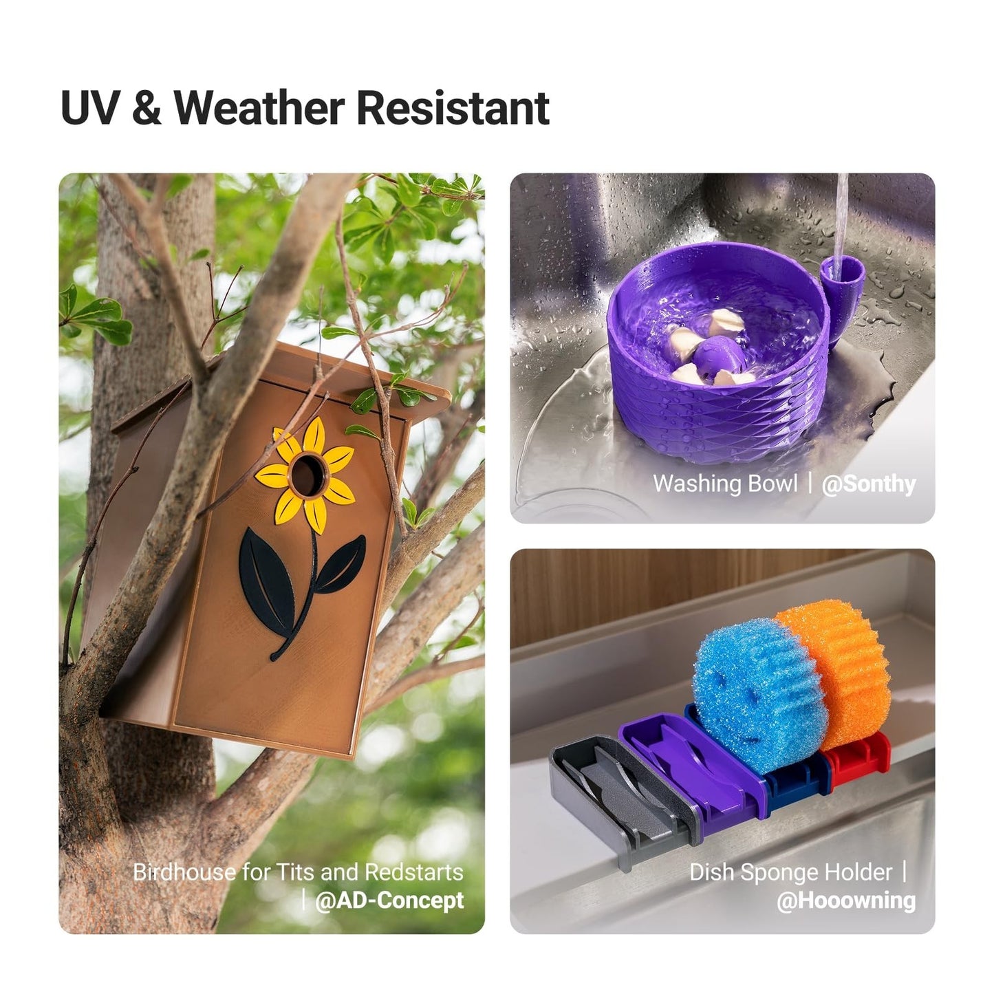 High-Speed 3D Printer PETG Filament 1.75mm, Moisture-Resistant, Tough & Accurate3