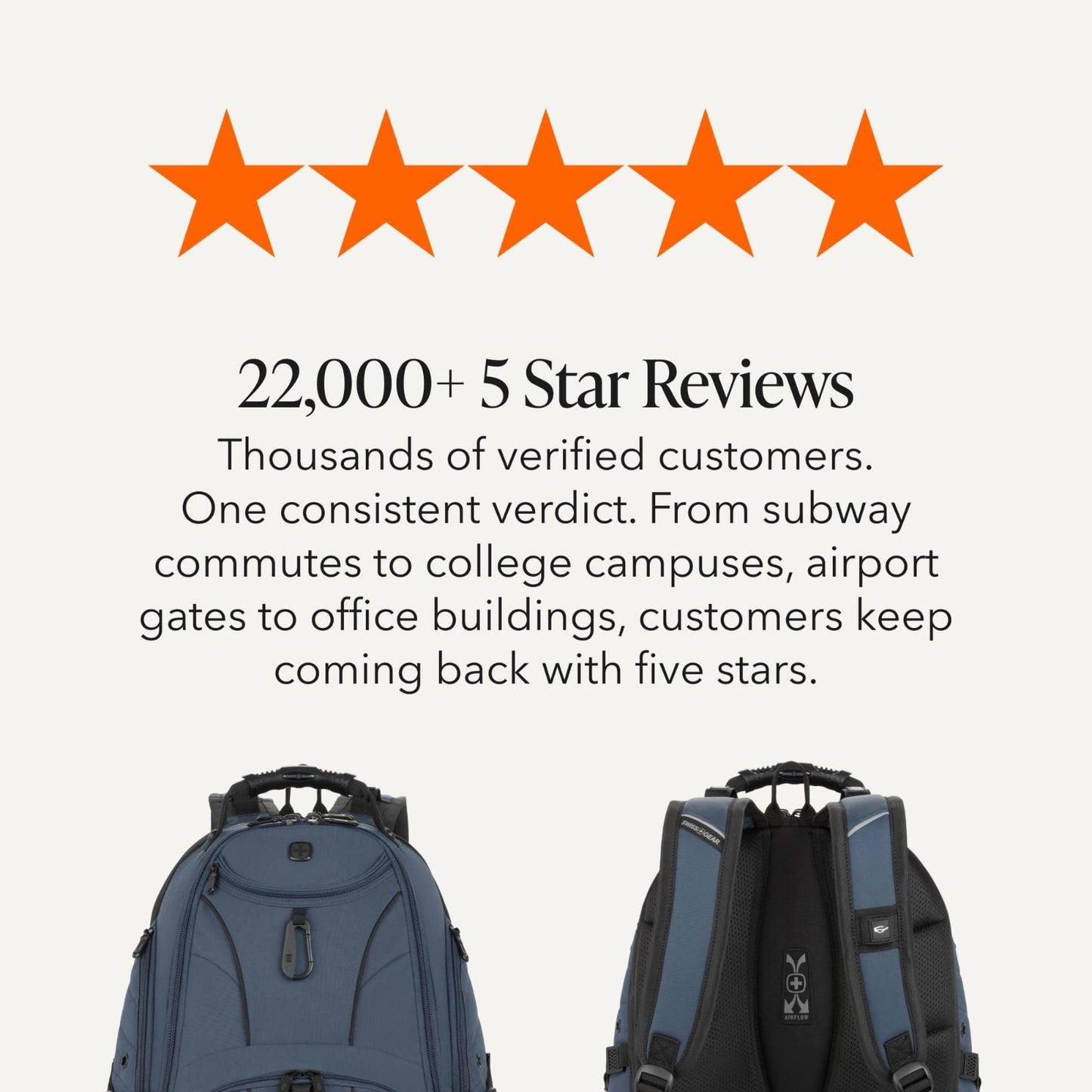 Large TSA Friendly Laptop Backpack for 17" Laptops, RFID Protection, Tablet Pock7