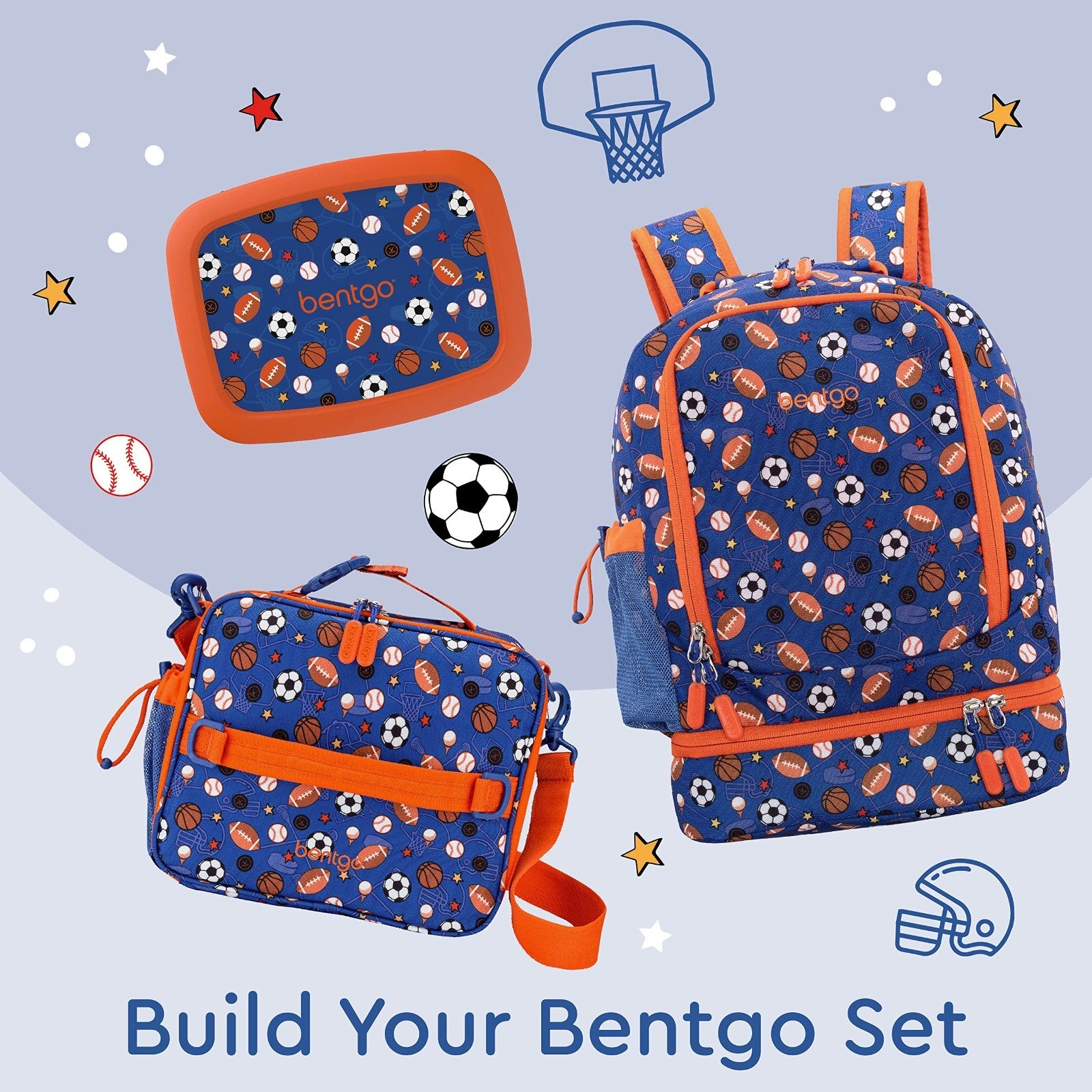 Kids 2 in 1 Backpack & Insulated Lunch Bag Set with Padded Straps for School5