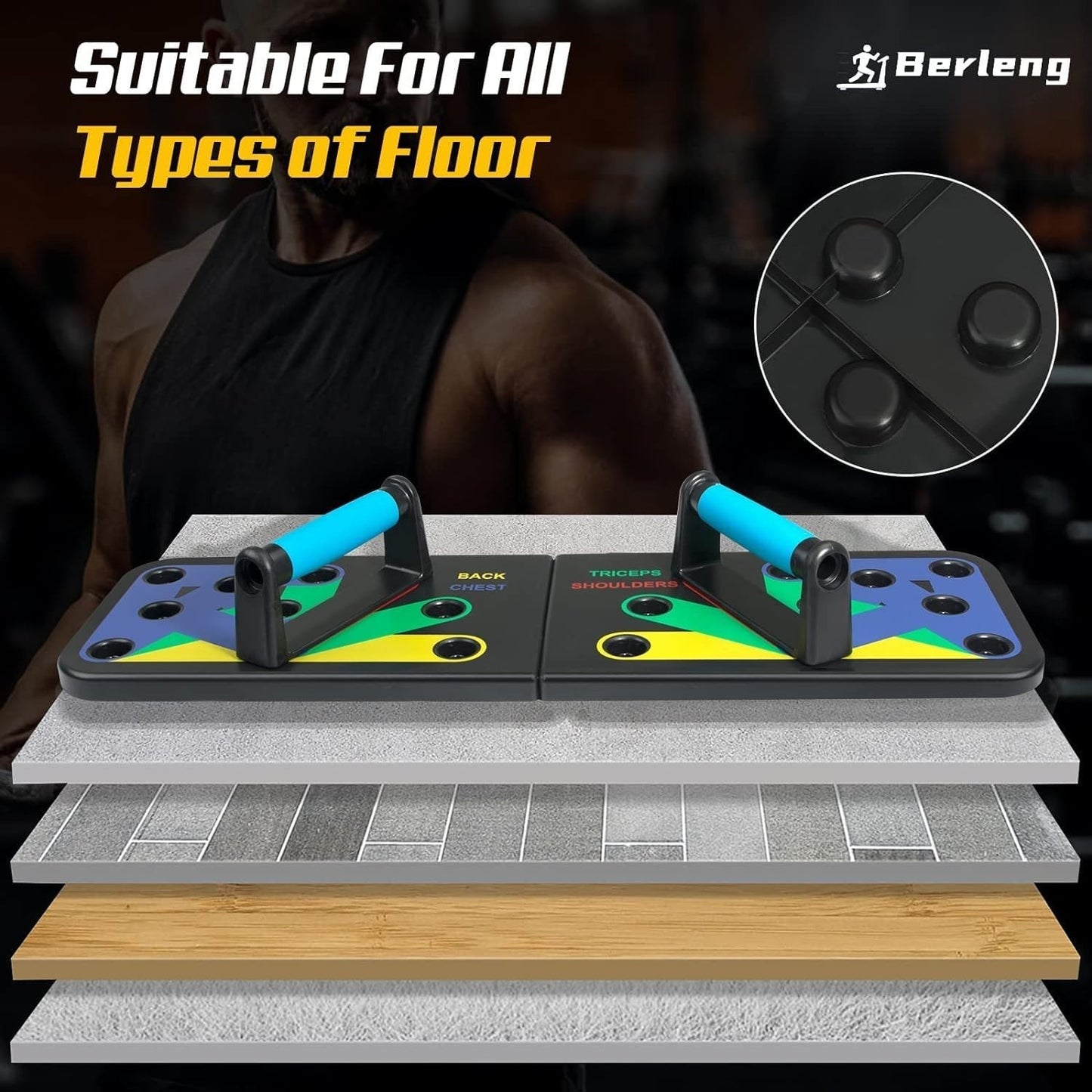 15 in 1 Multi Functional Push Up Board   Home Workout Equipment for Chest & Musc5