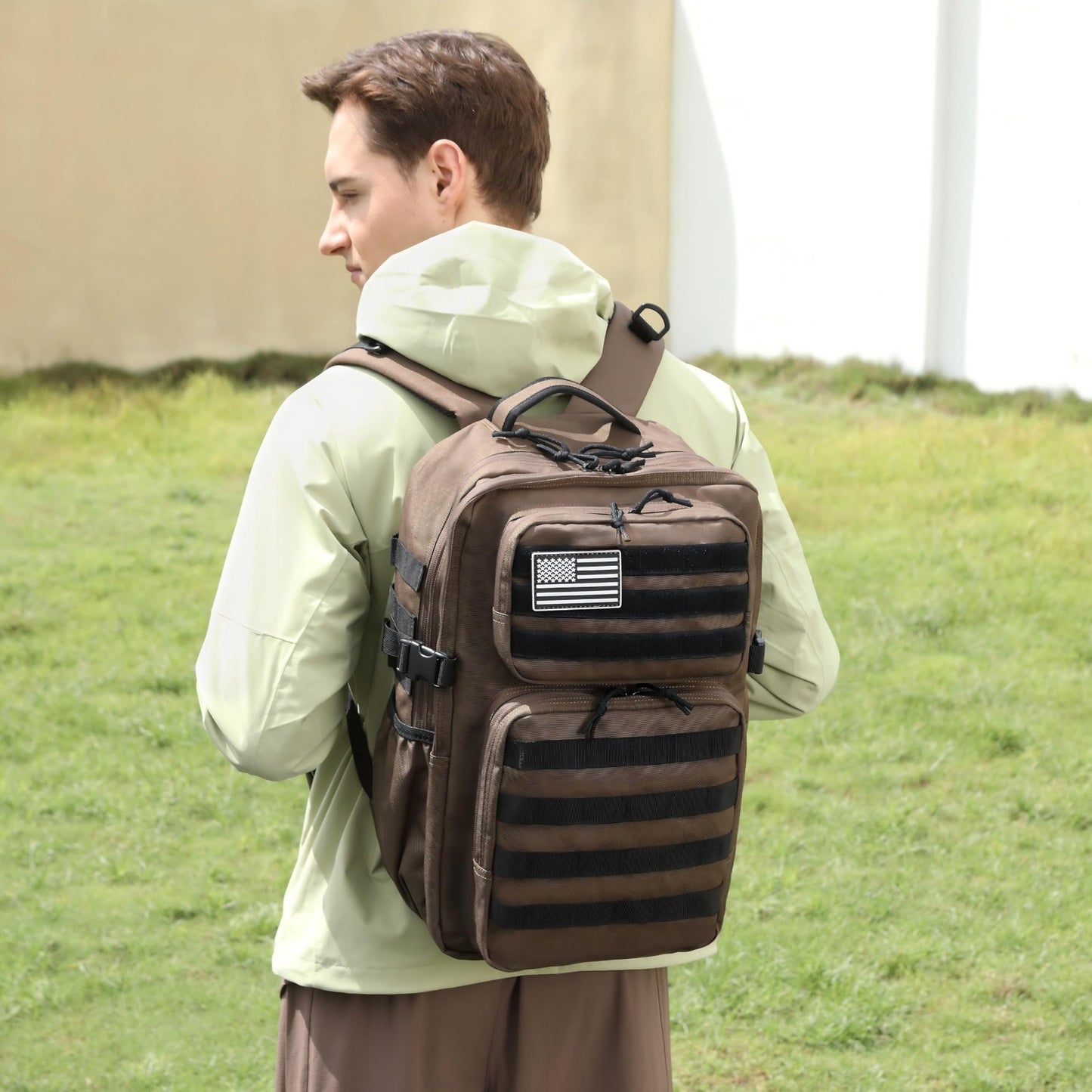 Waterproof Military Tactical Backpack   3 Day Assault Pack, Molle Daypack with B2