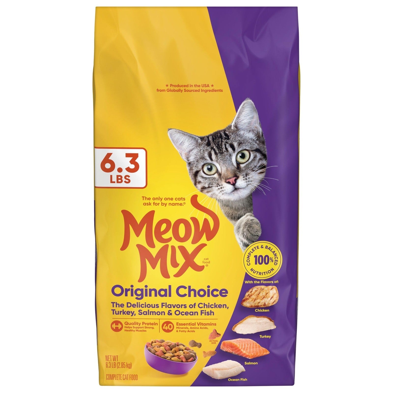 Premium Dry Cat Food, Original Choice, 6.3 lb Bag   2 Pack, Healthy Nutrition9
