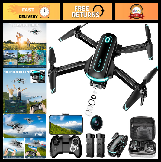 **Optimized eBay Title:**  Foldable Mini Drone with 1080P HD Camera, 2 Batterie0