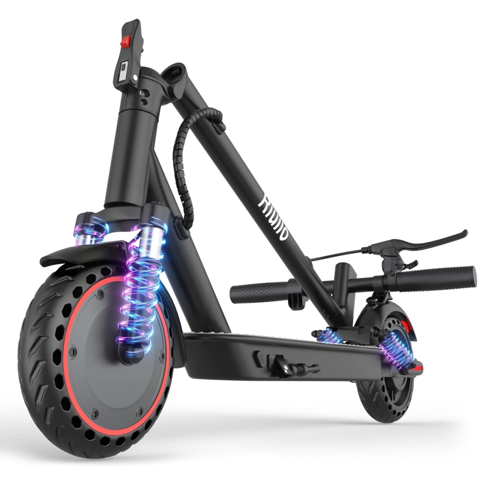 Powerful Electric Scooter 350W-500W, 9-22 MPH, 10-41 Mile Range, Dual Suspension1