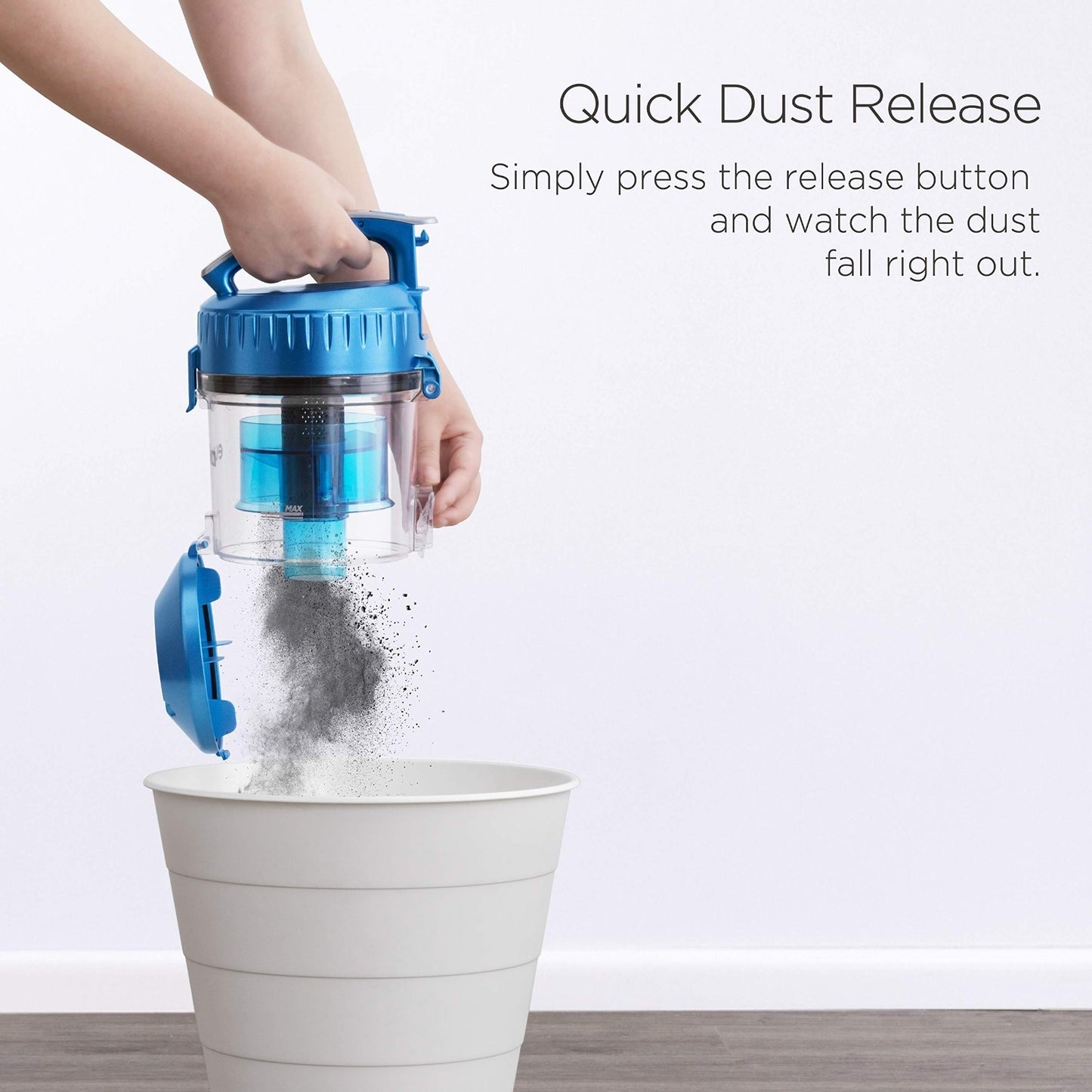 Lightweight Bagless Canister Vacuum Cleaner - Powerful Suction, HEPA Filter, 2-i4