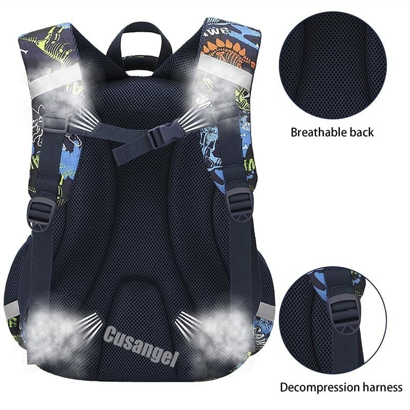 Dinosaur Backpack Set for Kids   3Pcs with Lunch Box & Pencil Case, Perfect Gift8