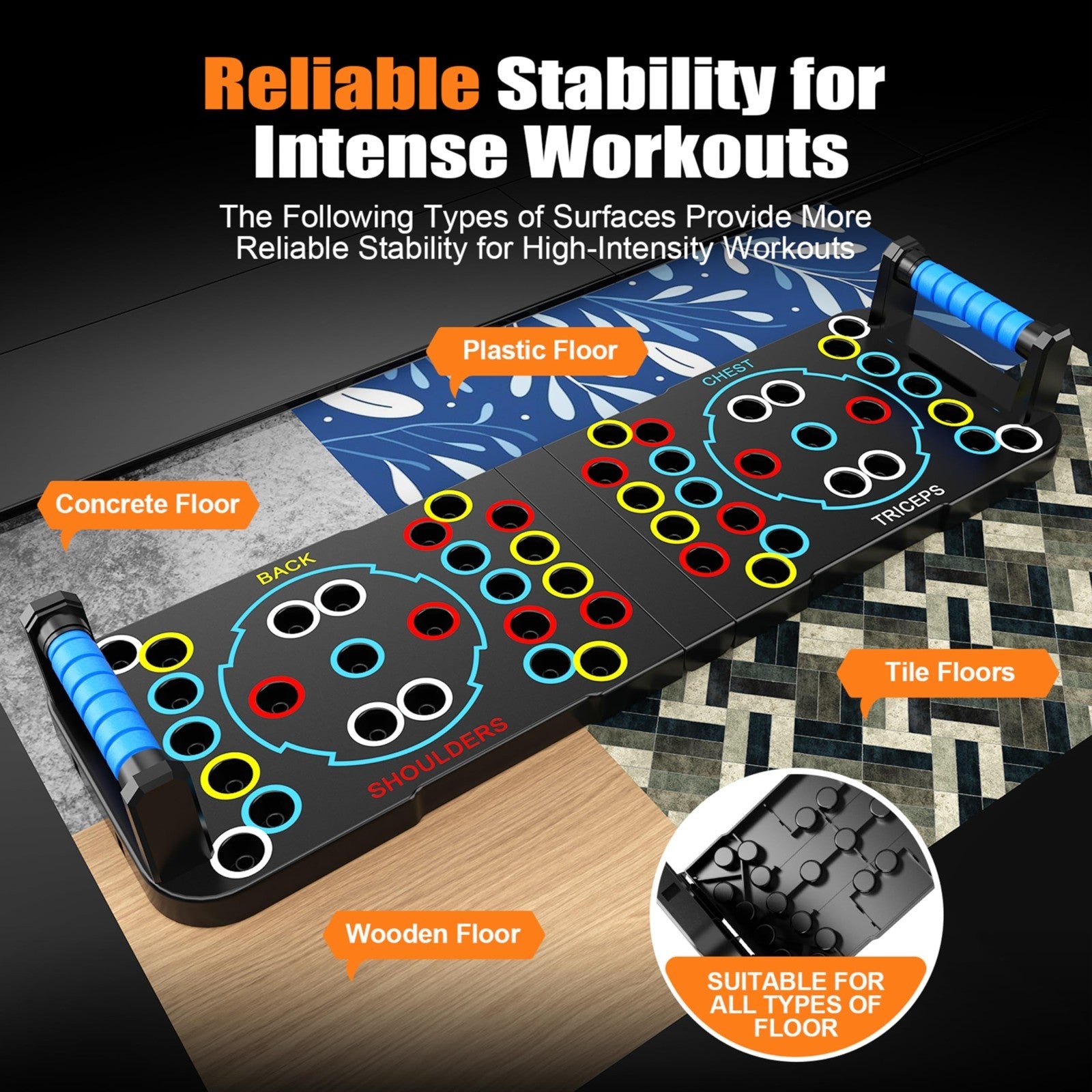 15 in 1 Multi Functional Push Up Board   Home Workout Equipment for Chest & Musc4