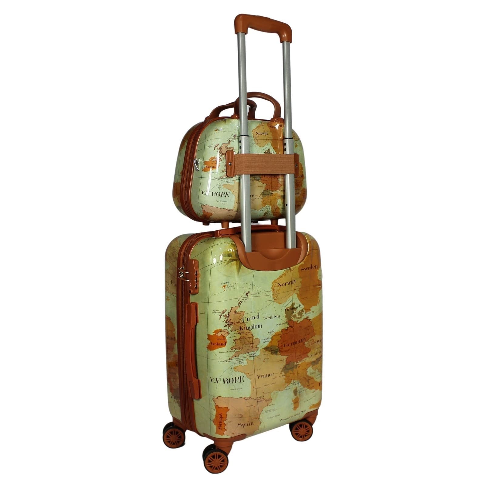 Expandable 2-Piece Carry-On Spinner Luggage Set with TSA Lock for Travel7