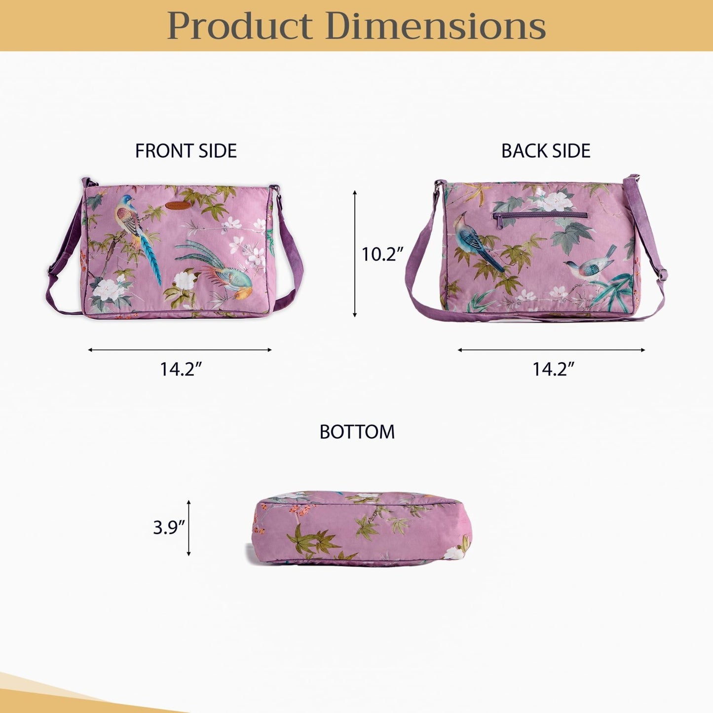 Stylish Cotton Shoulder Bag for Women   Versatile Handbag, Everyday Use, Fashion6
