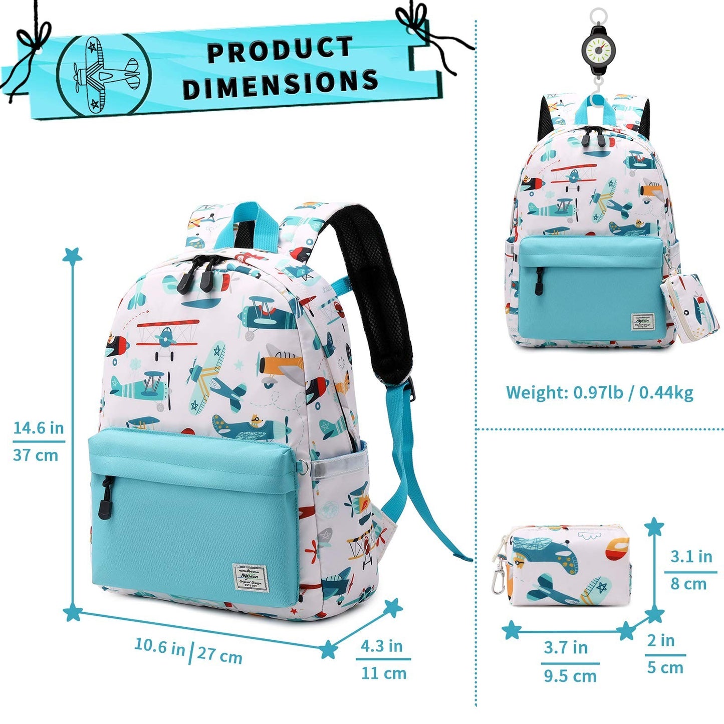 Kids Toddler Backpack with Chest Strap   Durable, Lightweight, Perfect for Boys2