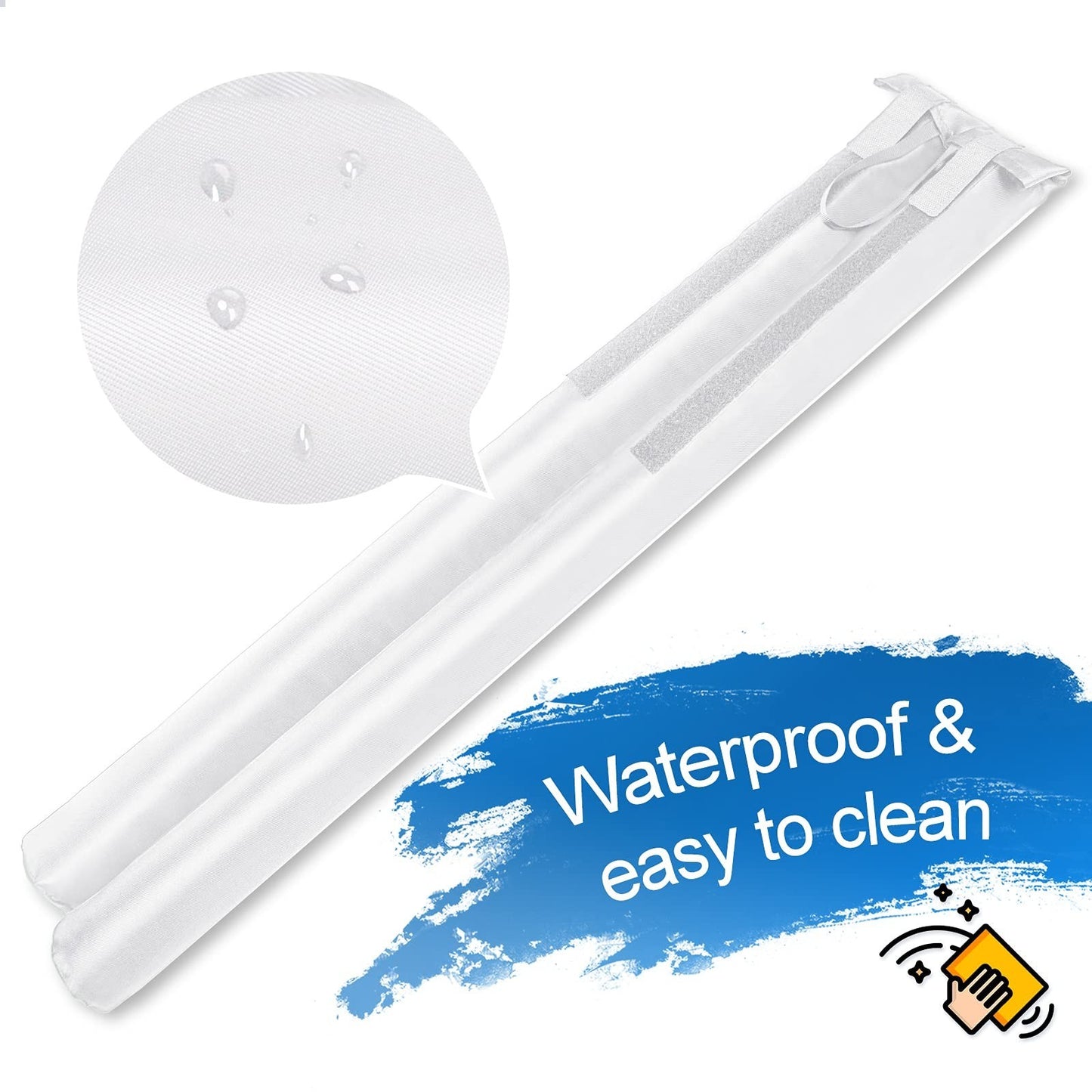 Under Door Draft Stopper   Cold Air Blocker, Adjustable 30" 36" Gap Filler Seal8