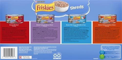 Savory Wet Cat Food Variety Pack   Beef, Turkey, Chicken, Salmon & Tuna   64 Can14