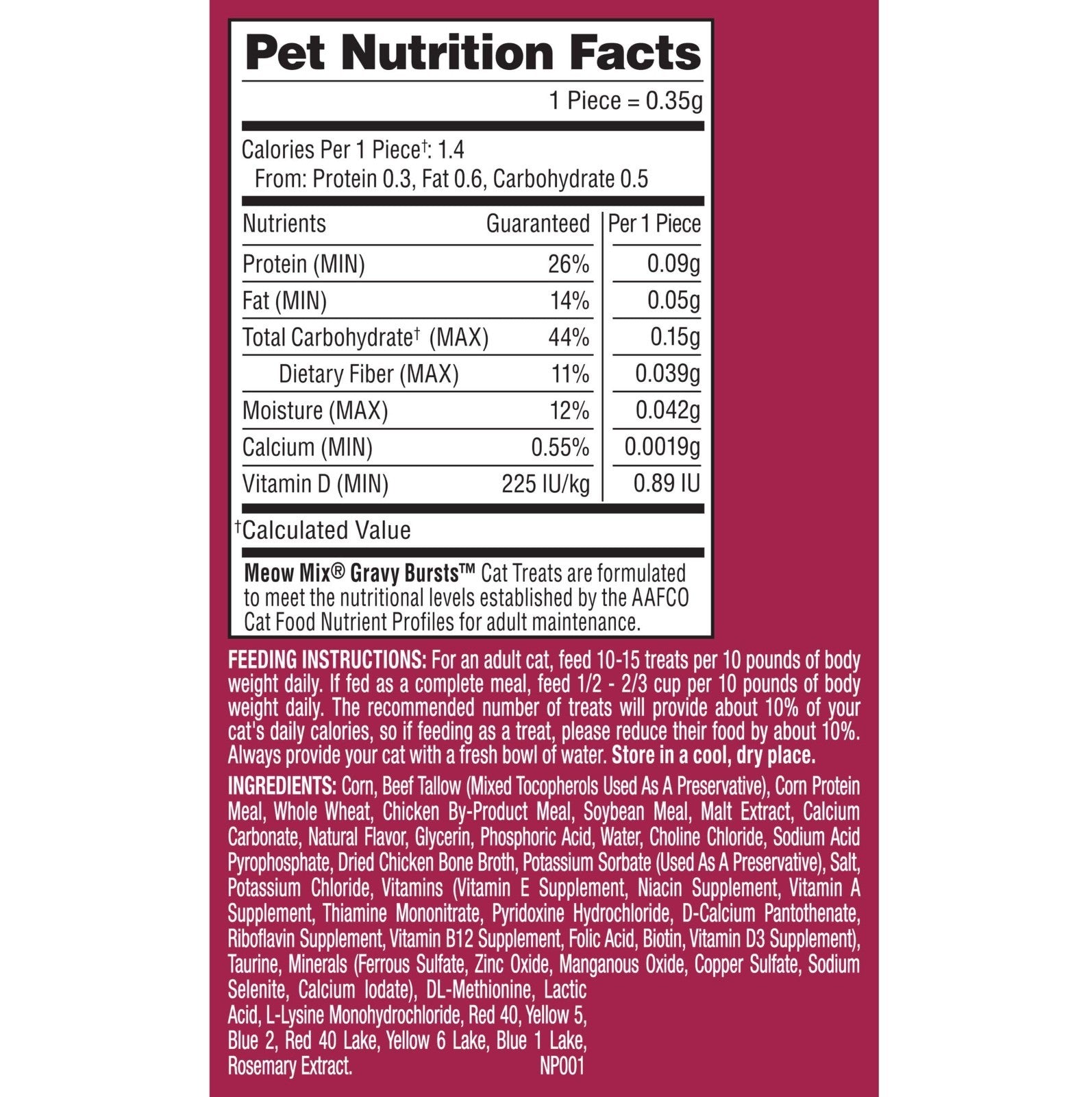 Chicken Flavored Cat Treats with Gravy Bursts, 6.3 Oz Bags   Pack of 5, Tasty Sn9