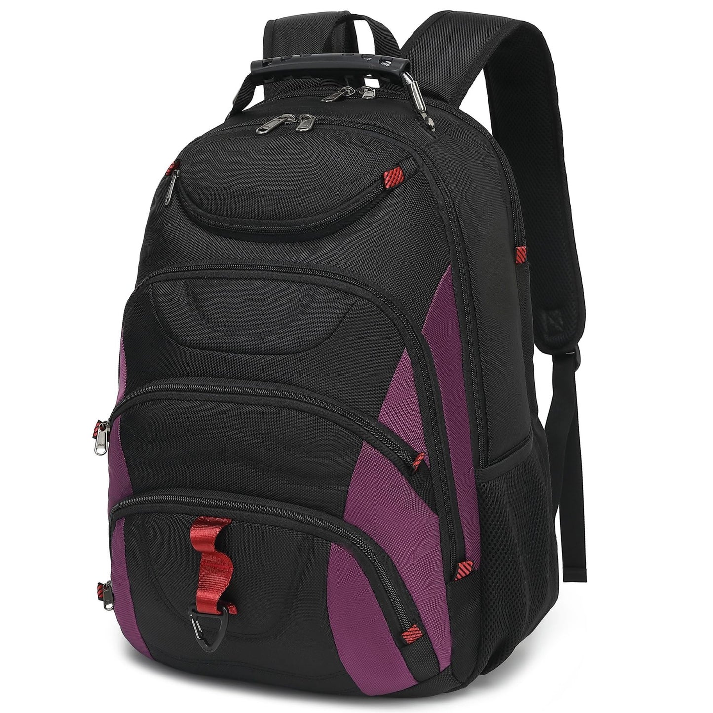 17.3" Waterproof Laptop Backpack with USB Port, Anti Theft Travel Bag, Casual Bo1