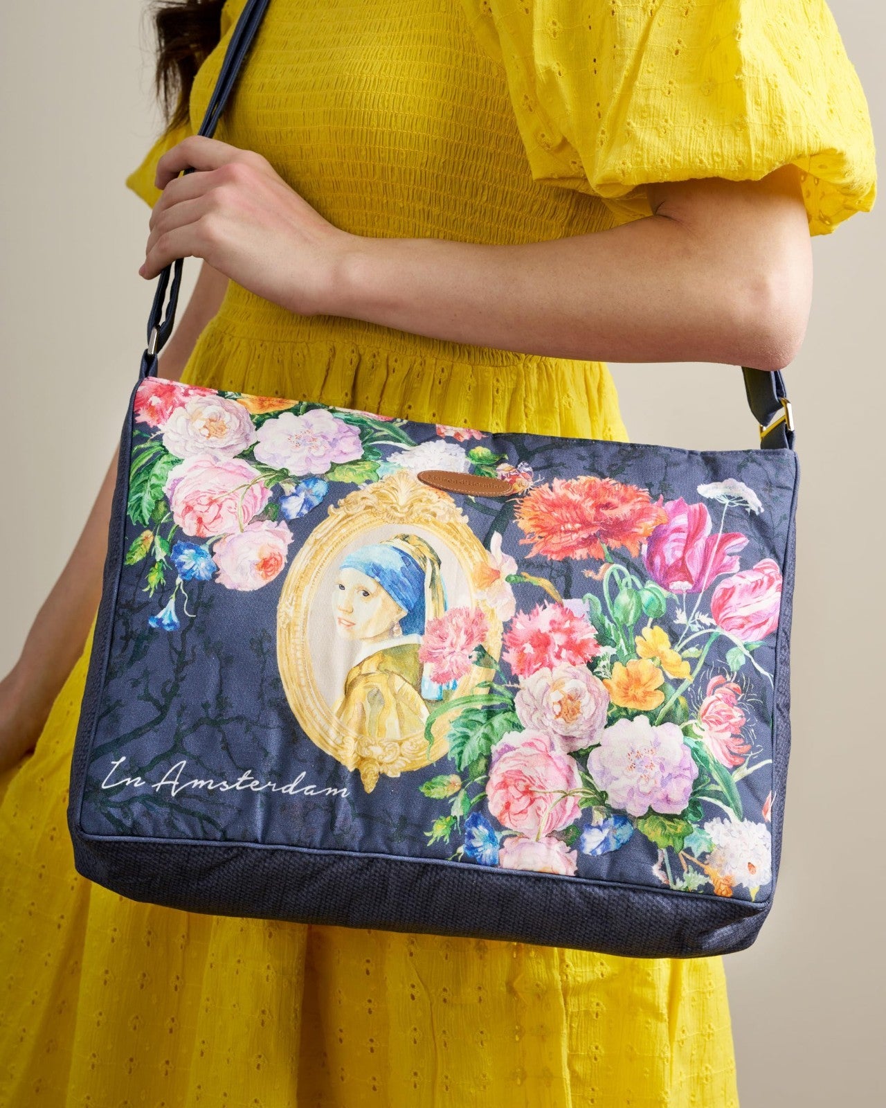 Stylish Women's Cotton Shoulder Handbag   Versatile Tote Bag for Everyday Use5