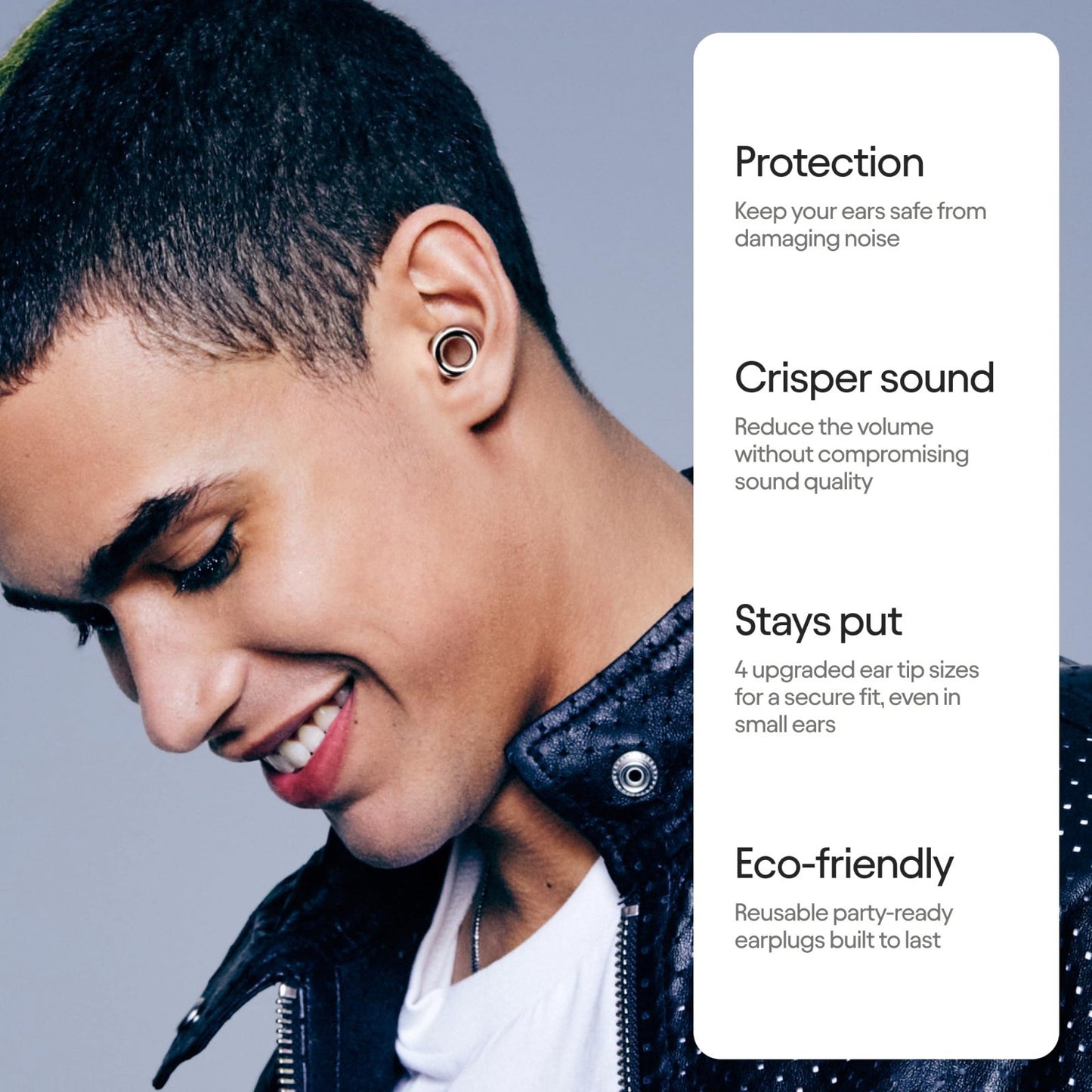 High Fidelity Ear Plugs for Concerts & Festivals | 17dB Noise Reduction, Stylish2