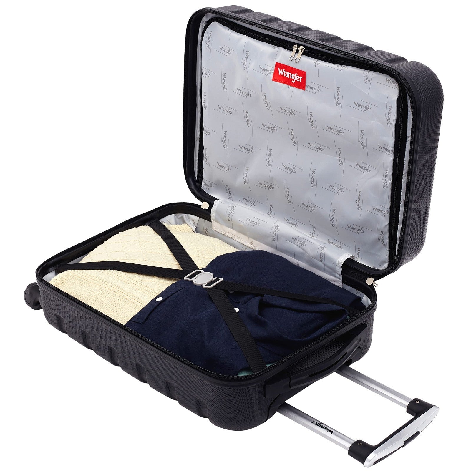 20" Hardside Spinner Carry-On Luggage - Lightweight, Durable, Travel Bag, Black4