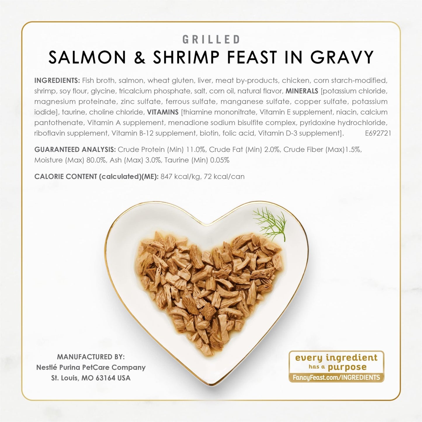 Gourmet Grilled Wet Cat Food Variety Pack   Seafood Collection, 3 oz Cans, 60 Pa7