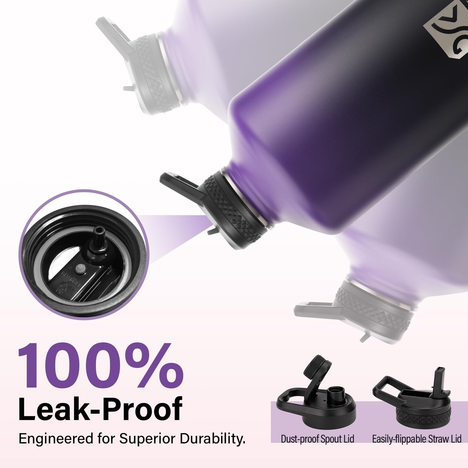 Optimized eBay Title:  "1 Gallon Insulated Water Bottle - Stainless Steel Vacuu6