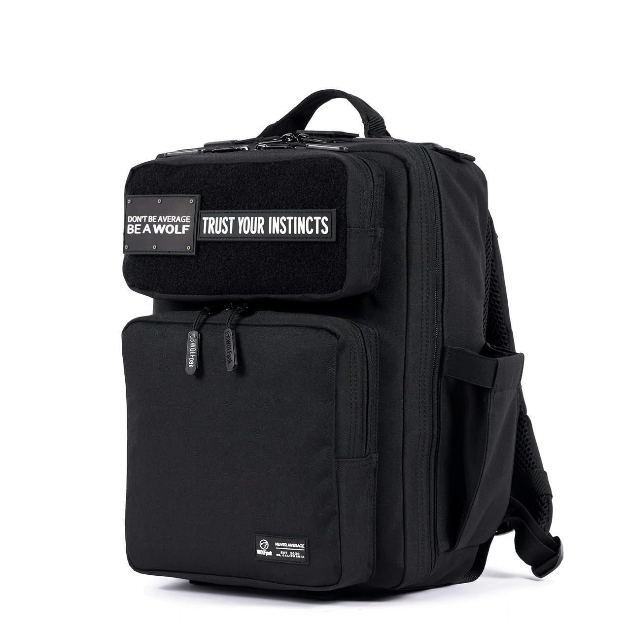 Slim Tactical Gym Backpack   Minimalist Daypack with Laptop Pocket & Cup Holders4