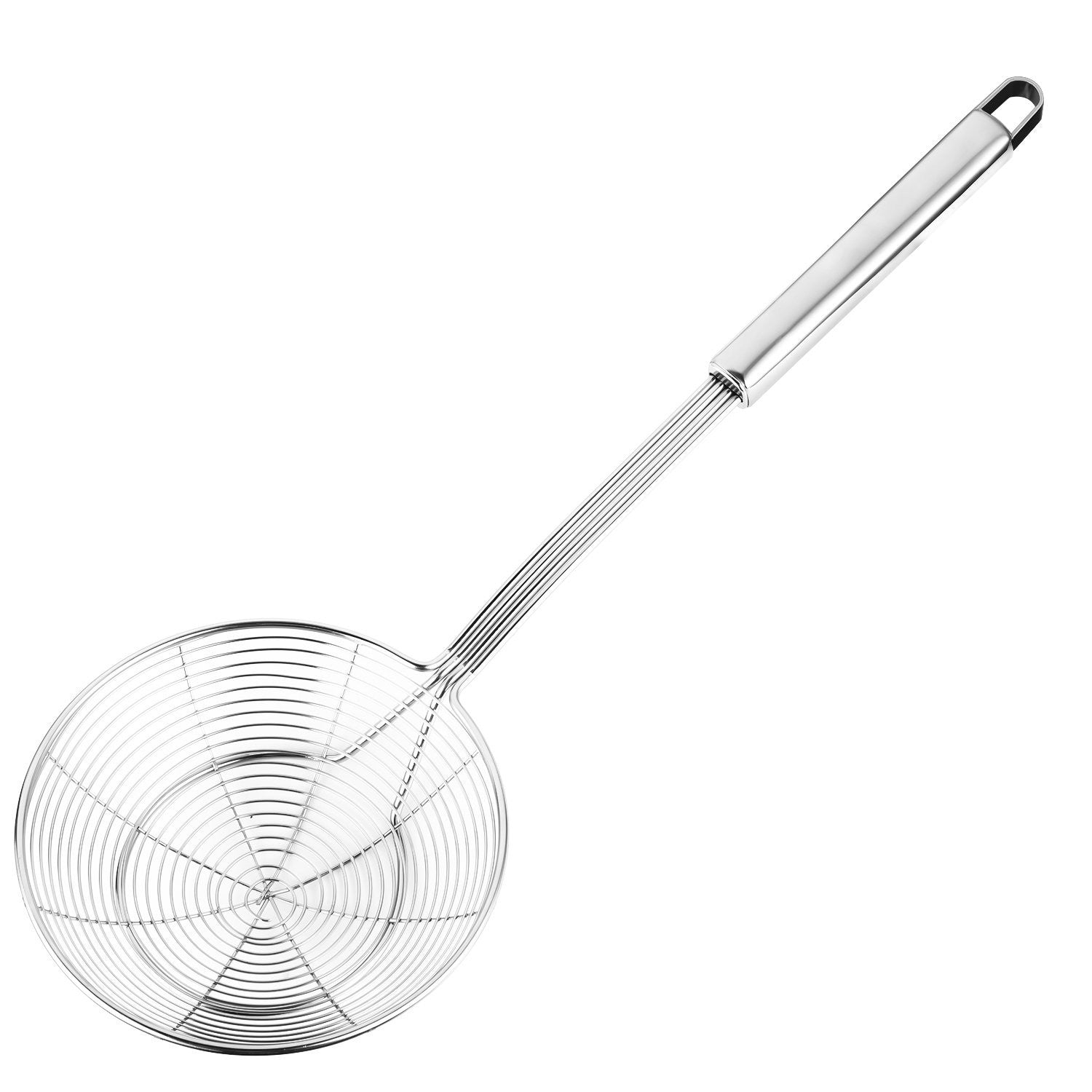 Stainless Steel Spider Strainer Skimmer Ladle   Kitchen Utensils for Frying & Pa1
